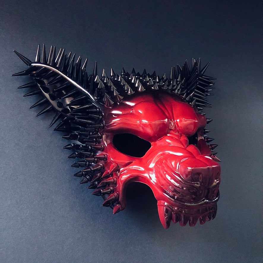 Spiked Wolf Couples Masks - Image 6