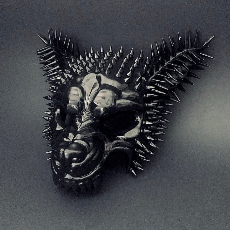 Spiked Wolf Couples Masks - Image 7
