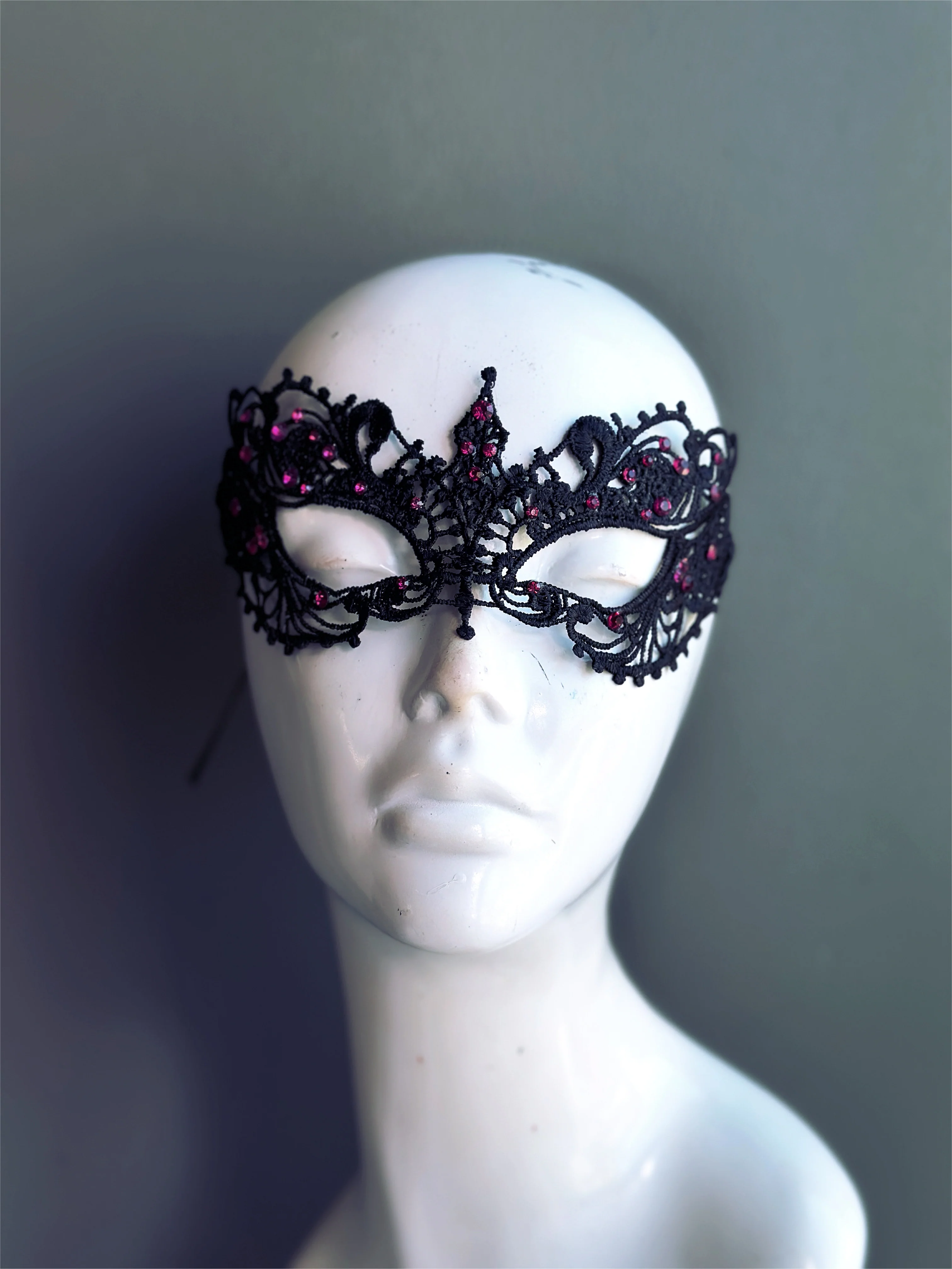 Ana Lace Mask - Black - Image 3