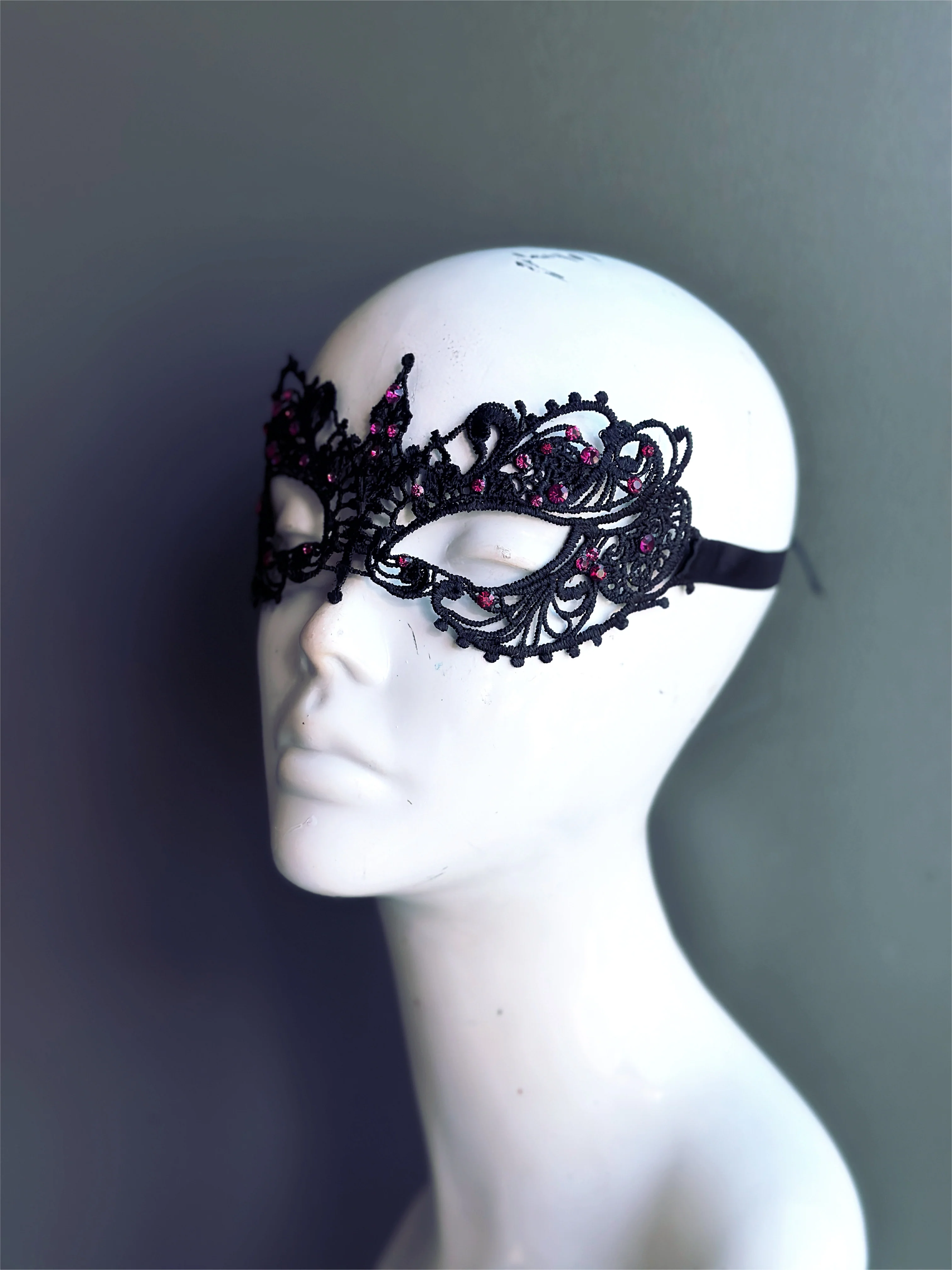Ana Lace Mask - Black - Image 4