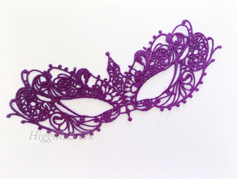 Ana Lace Mask - Purple
