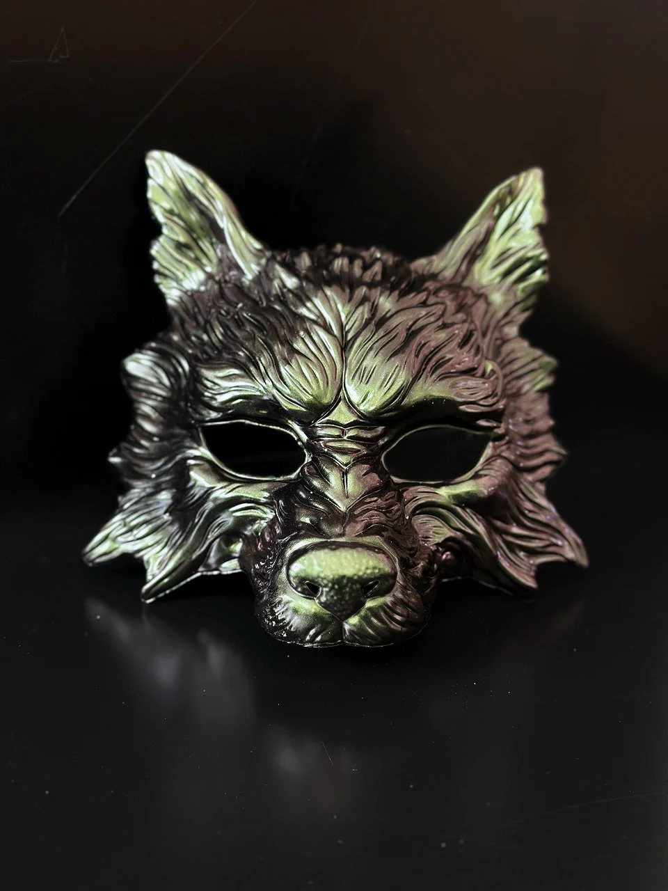 Werewolf Mask -  Antique Green