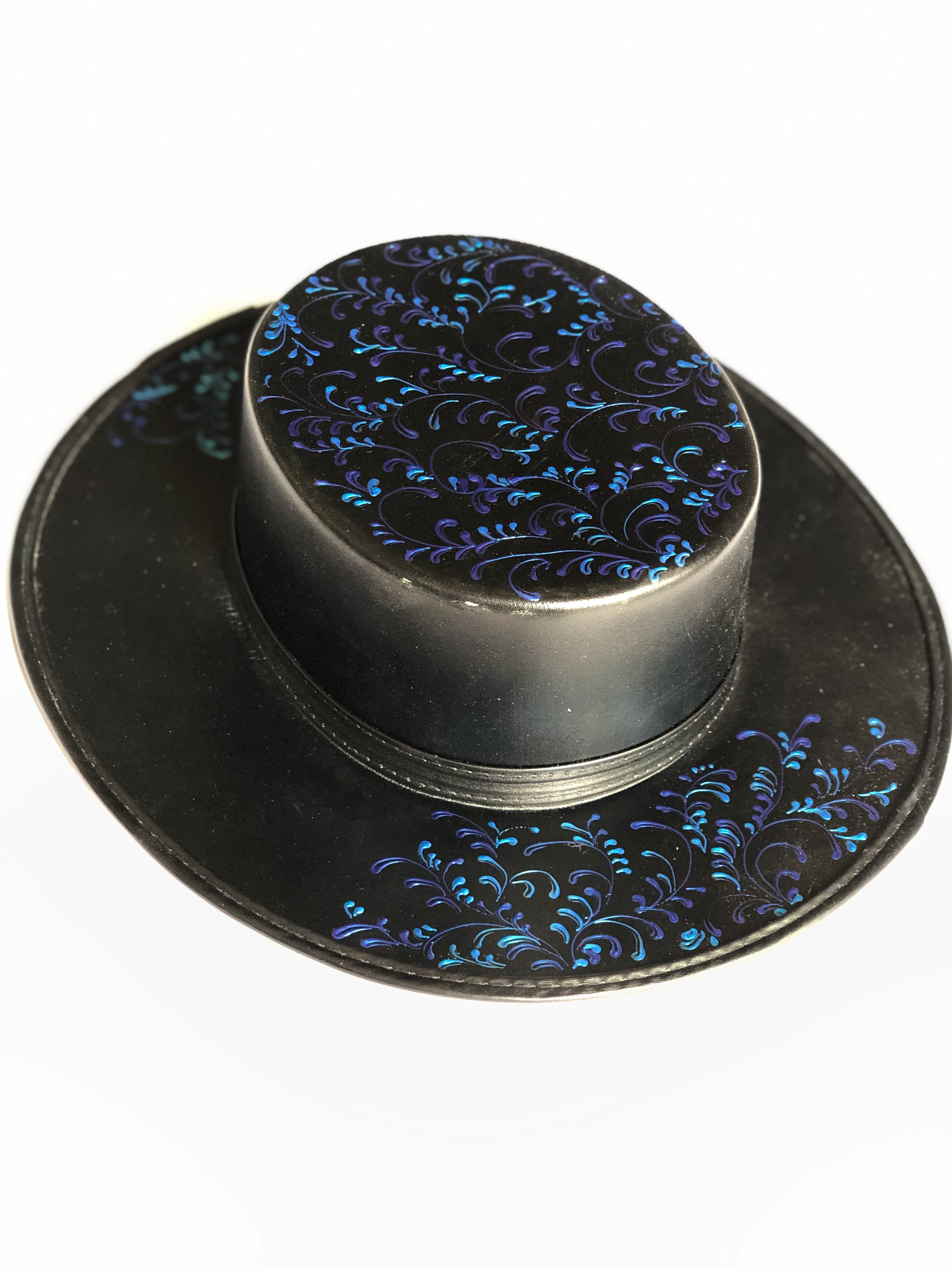 Plague Mask/Hat - Black Blue - Image 2