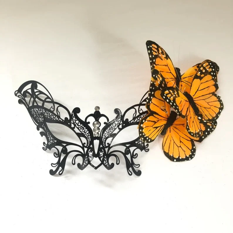 Monarch Whisper – Butterfly Mask