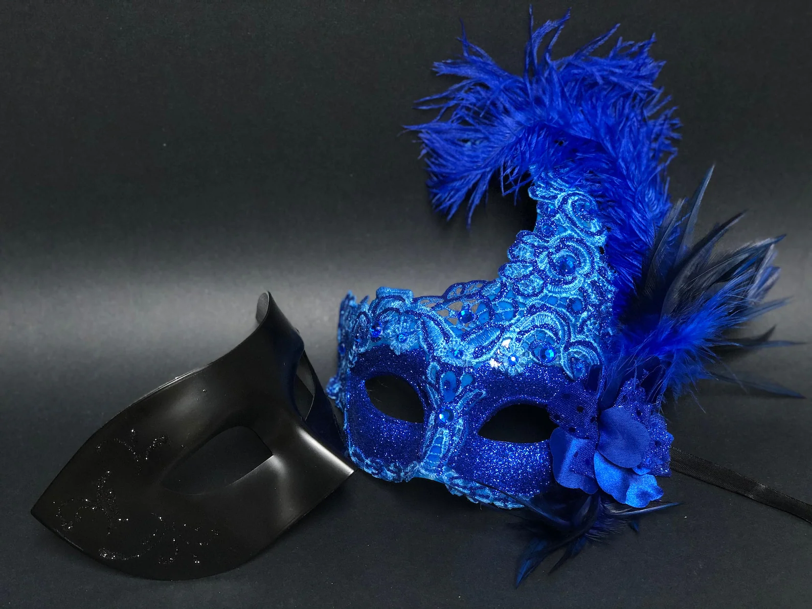 Midnight Allure - Couples Masks - Image 3