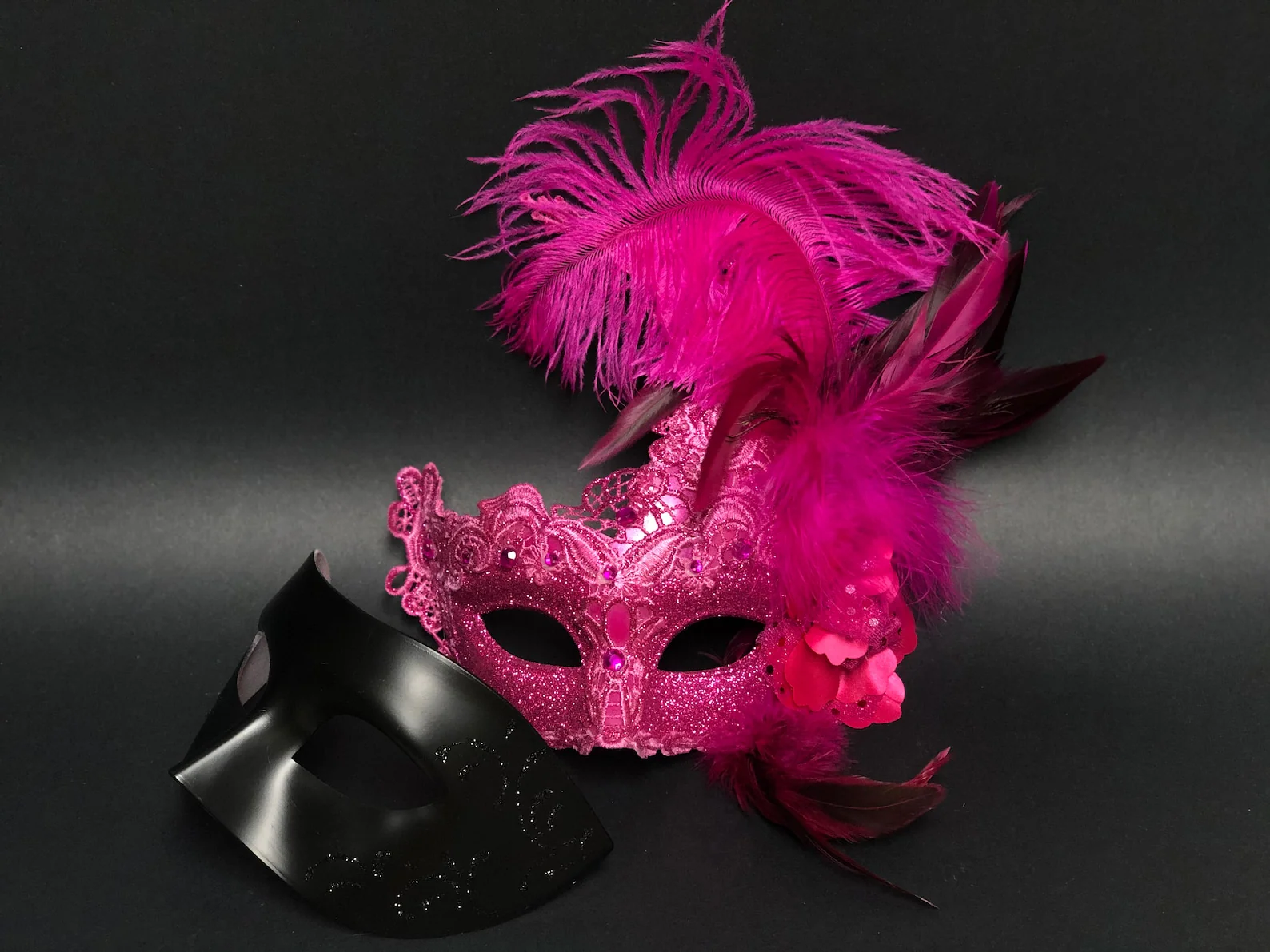 Midnight Allure - Couples Masks - Image 4