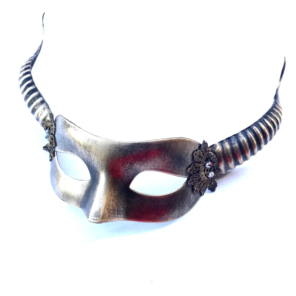 Black Malevolent Horned Mask - Image 5
