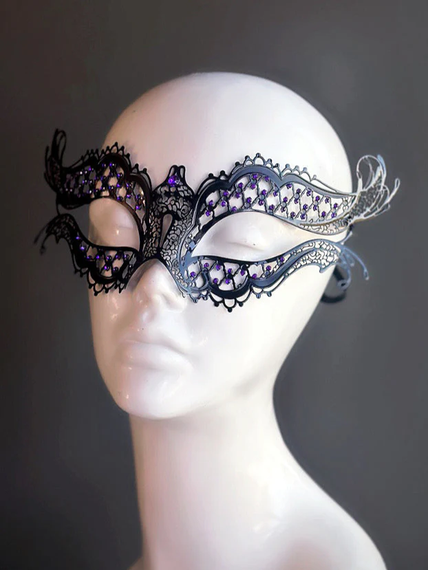 Katherine Mask - Black/Purple - Image 2