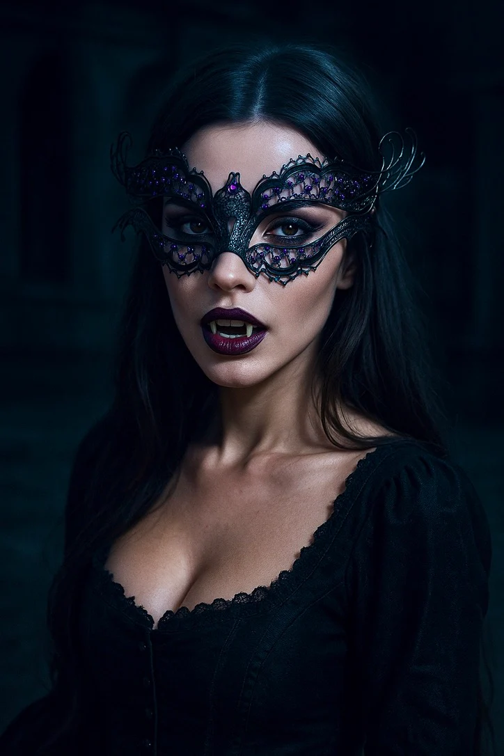 Katherine Mask - Black/Purple - Image 3