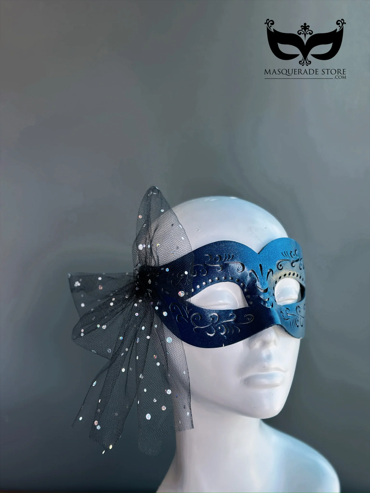 Midnight Bow – Masquerade Mask - Image 4