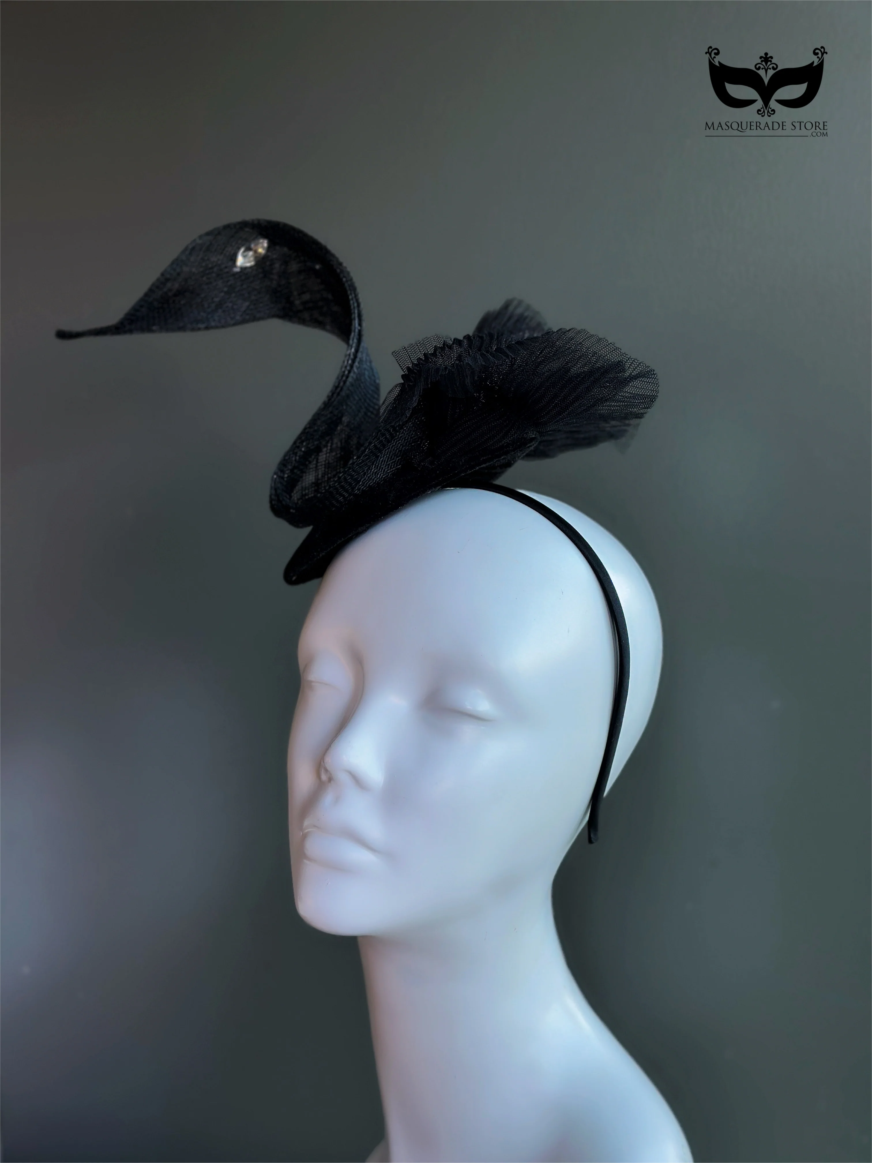 Black Swan Fascinator Headband
