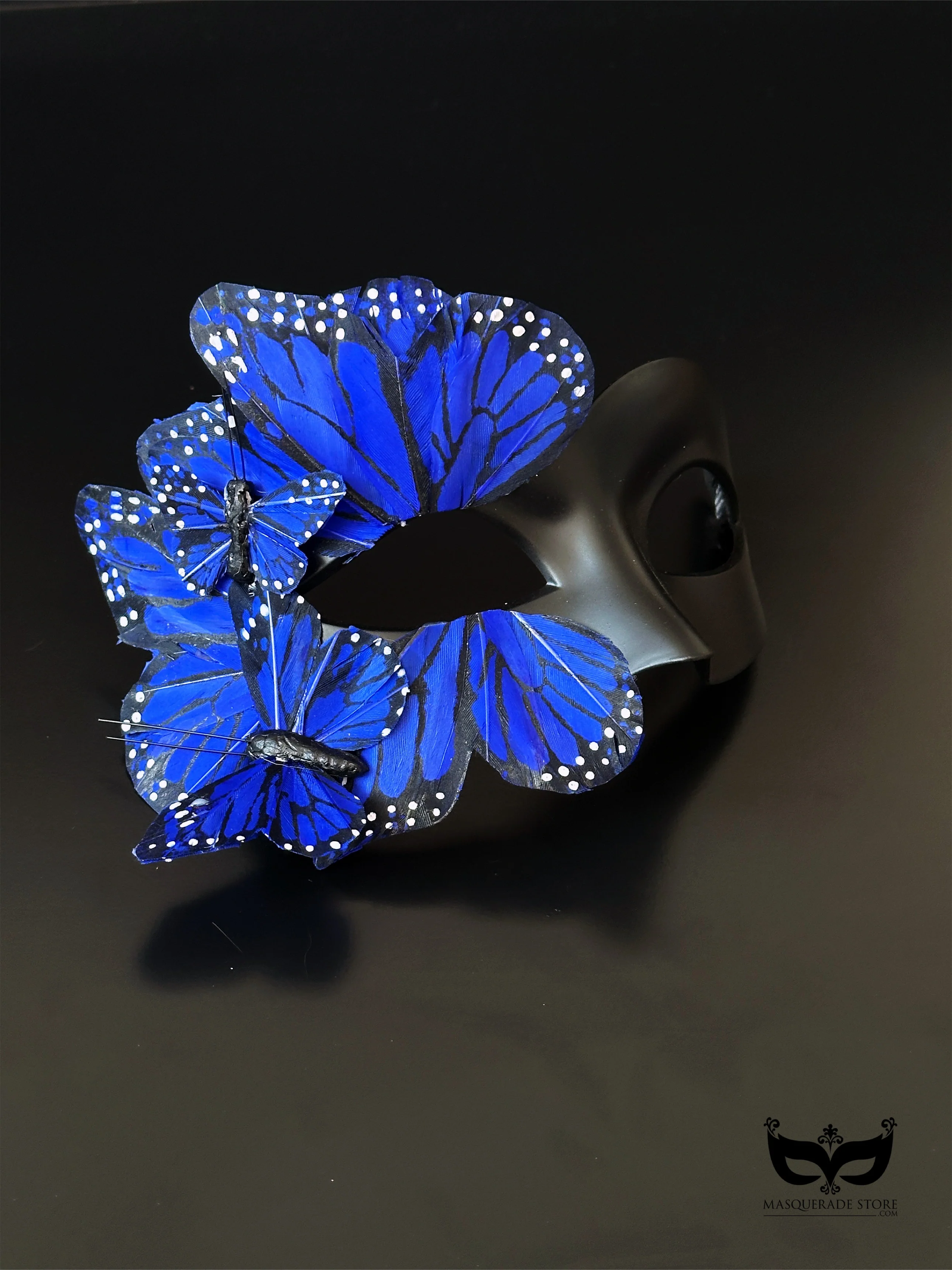 Butterfly Mask - Black and Blue