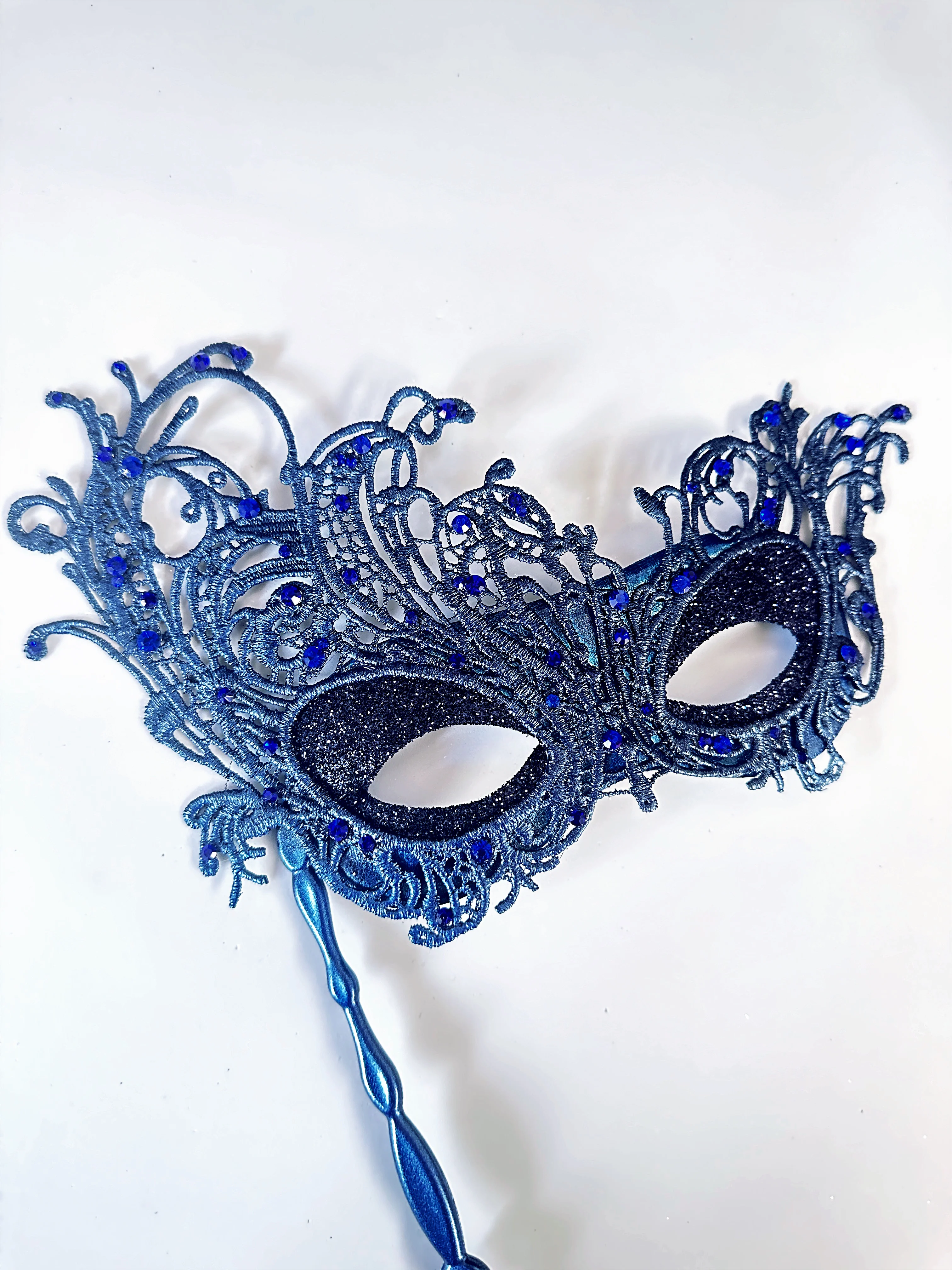 Handheld Blue Lace - Blue Crystal