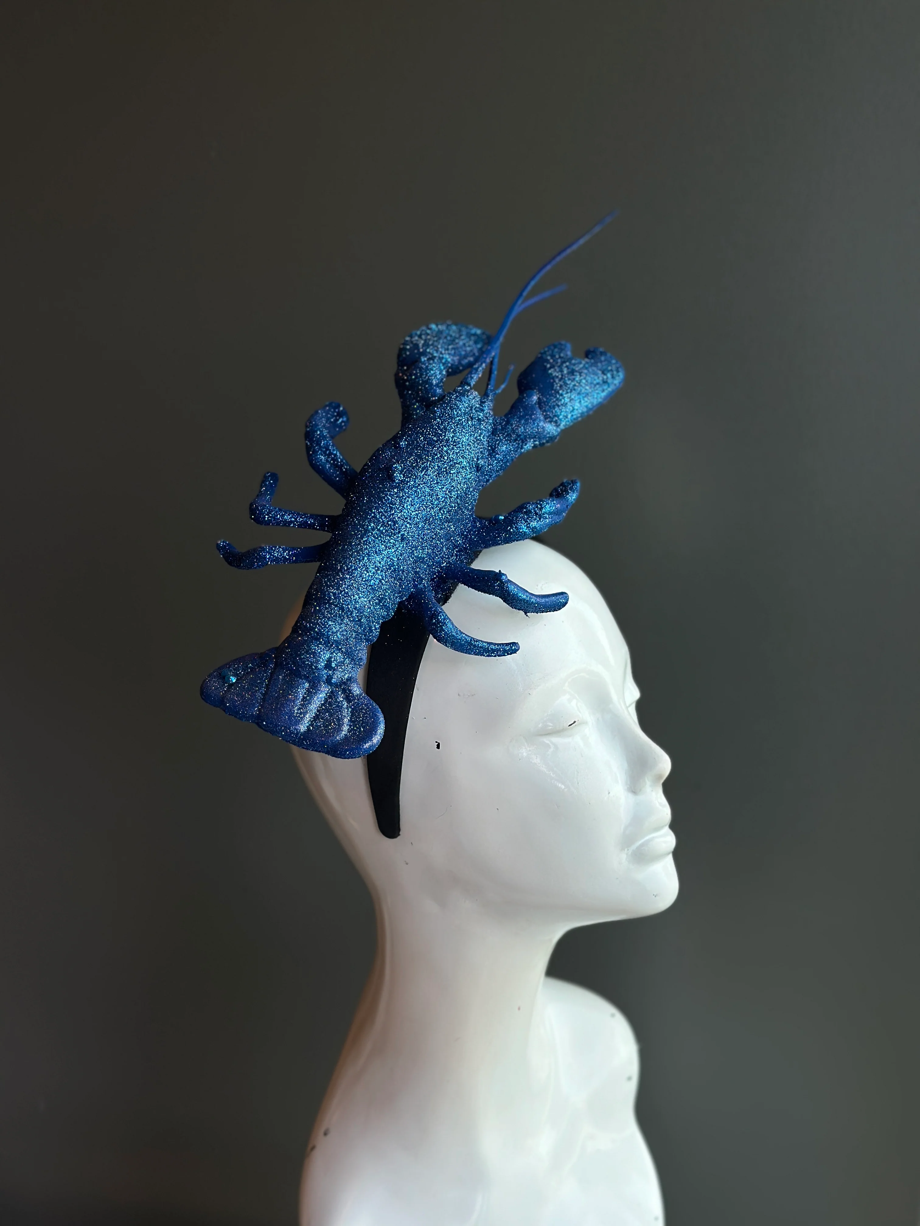 The Blue Lobster - Fascinator Hat - Image 2