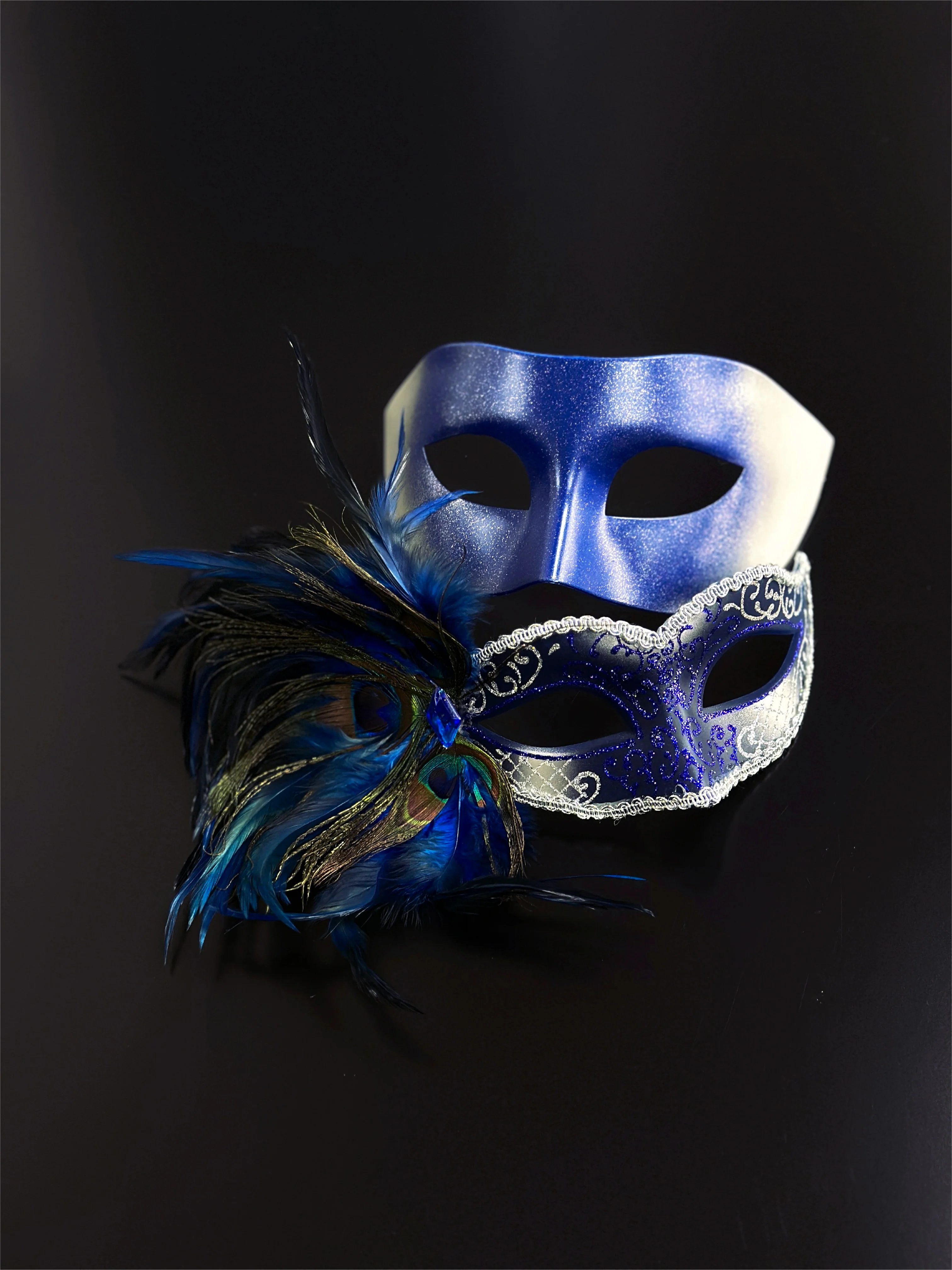 Moonlit Majesty Pair - Peacock Feathers - Image 4