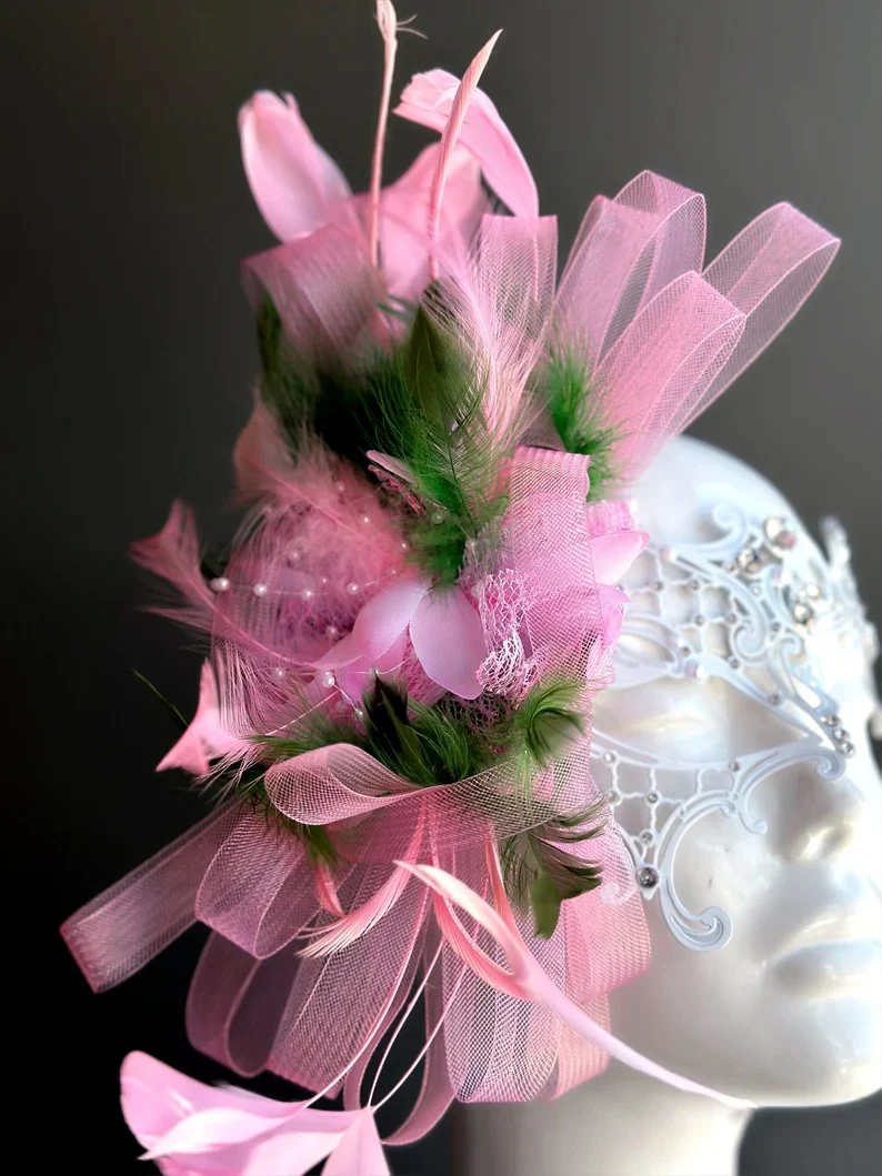 Blush Enchantress – Pink Feathers - Image 2