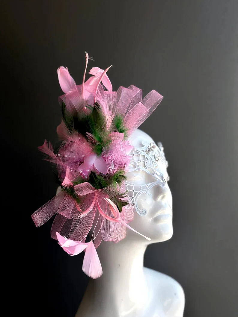 Blush Enchantress – Pink Feathers - Image 4