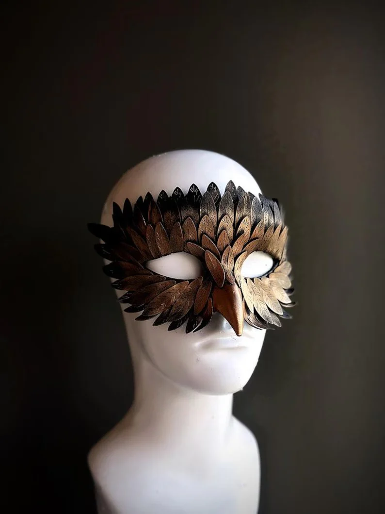 Ironwing Eagle Mask - Bronze/Black