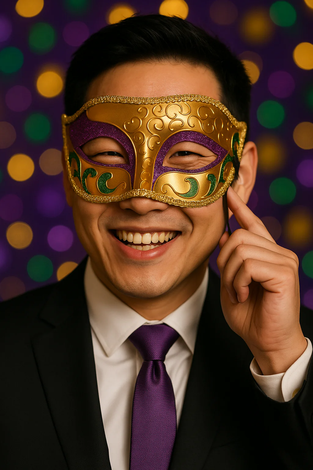 Bulk Masks - Elegant Mardi Gras Venetian Masks