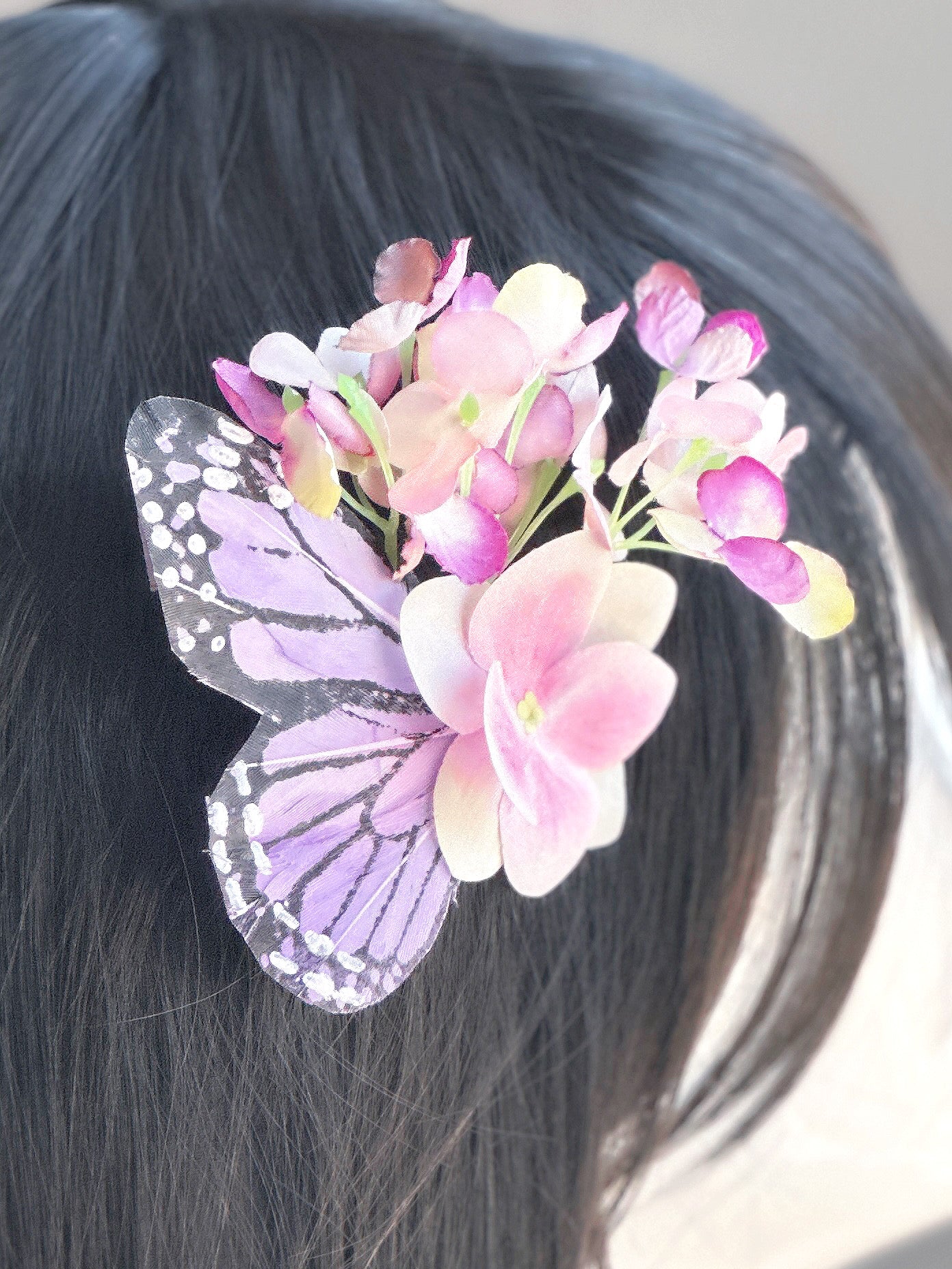 Enchanted Bloom – Butterfly Hair Clips - Image 3
