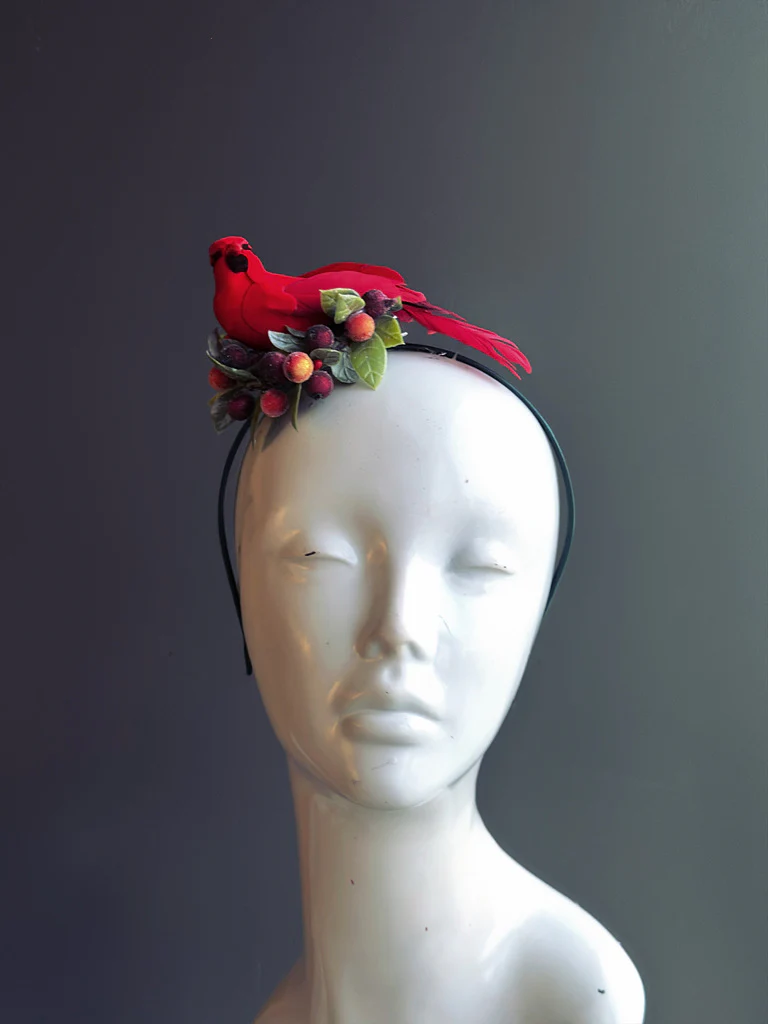 Cardinal Joy Holiday Headband