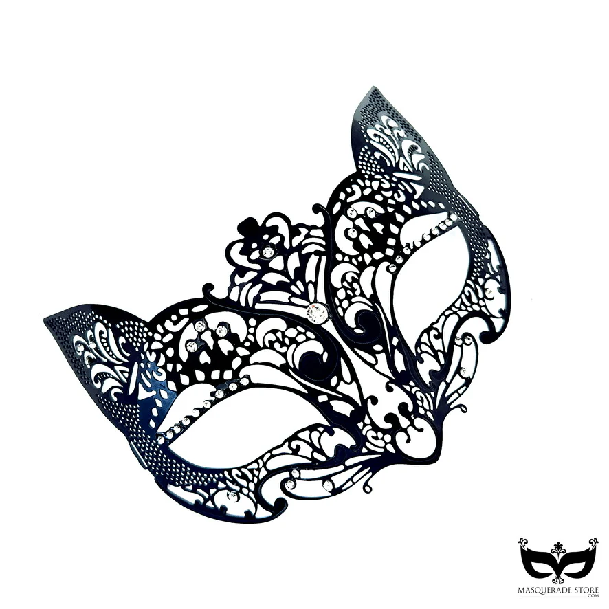 Metal Cat Mask - Many Colors - Image 3