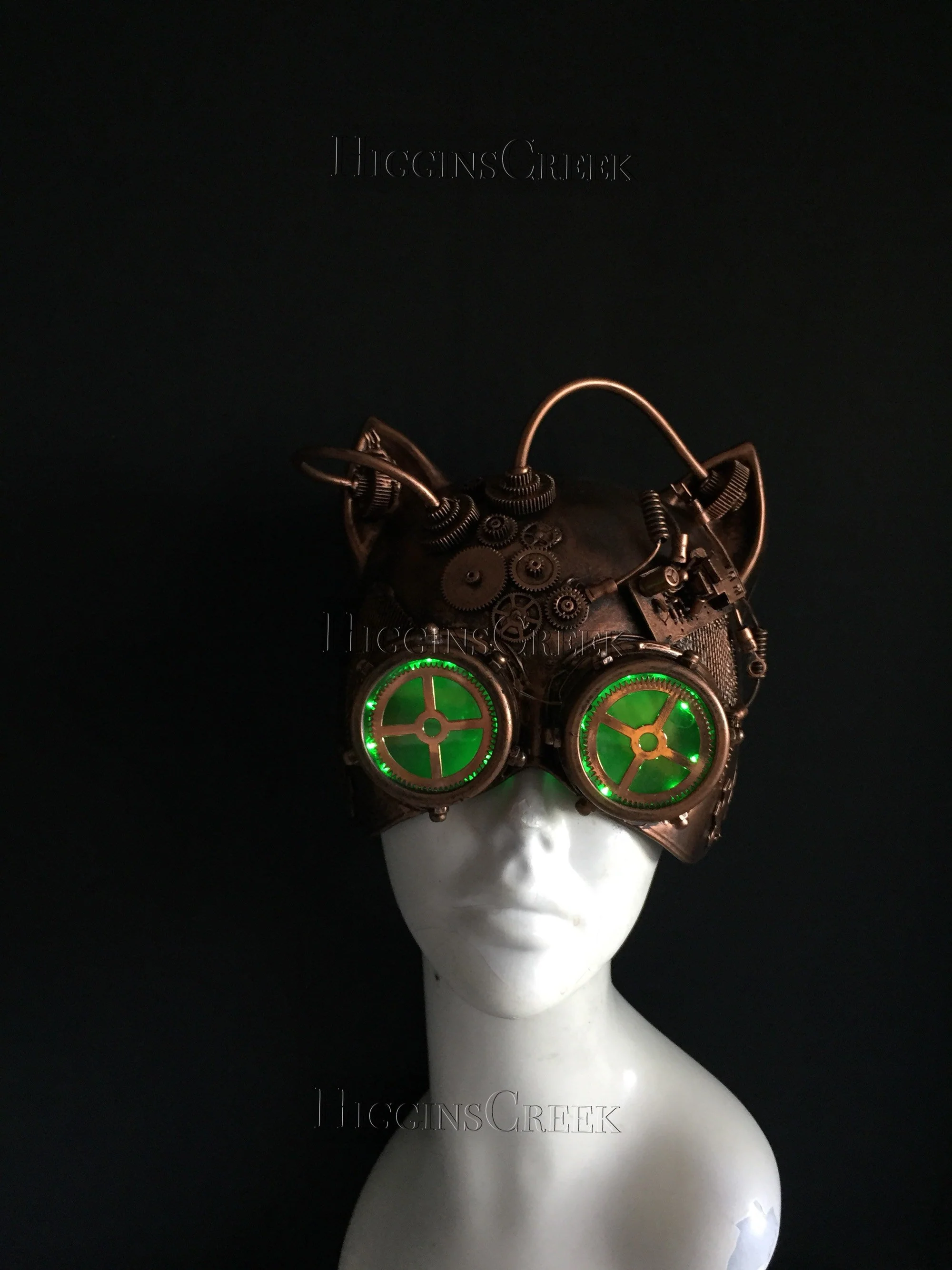 Steampunk Cat - LED Lights - Image 4
