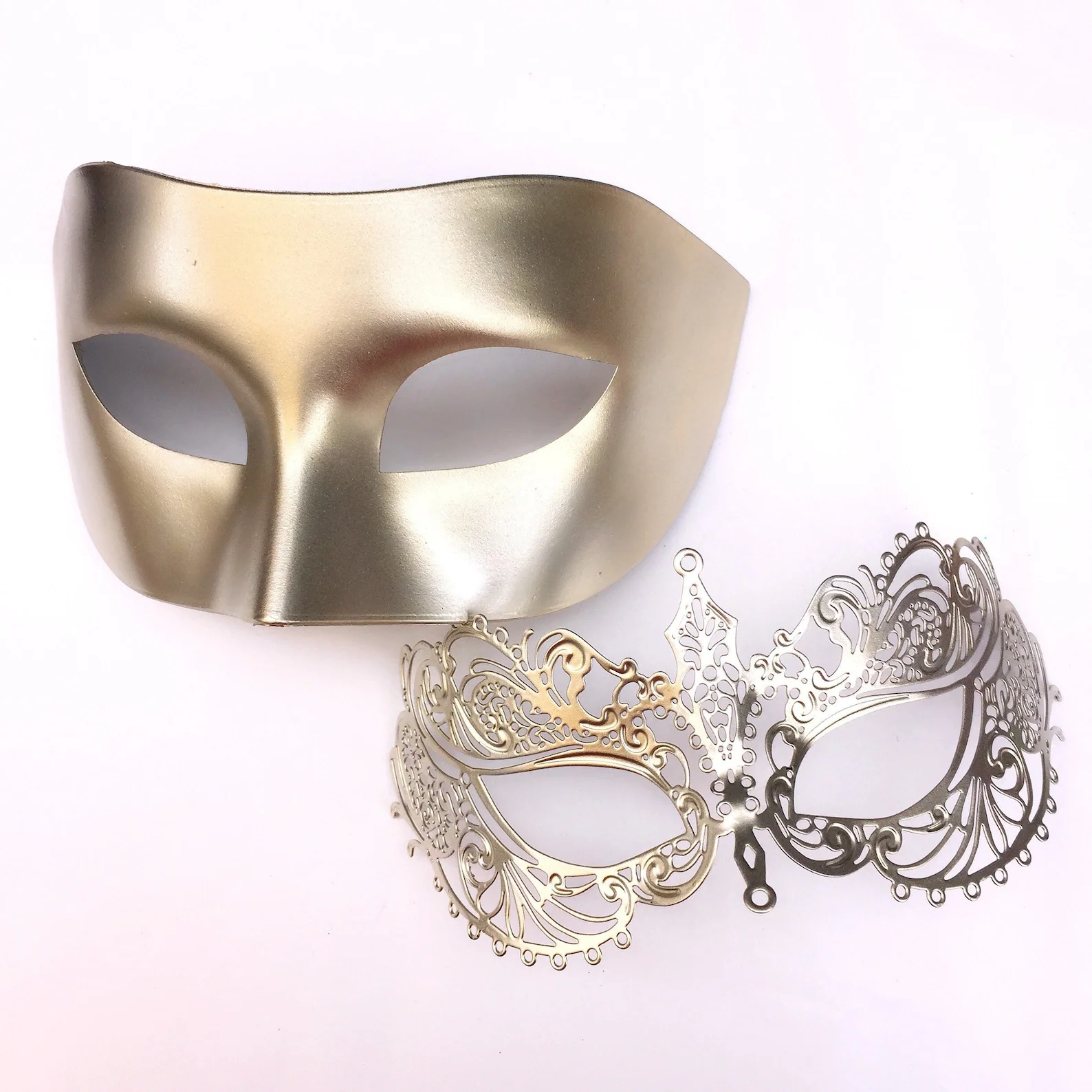 Champagne Elegance Masks