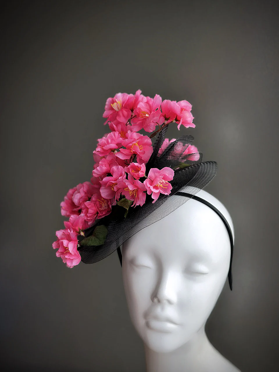 Cherry Blossom Fascinator - Pink - Image 4