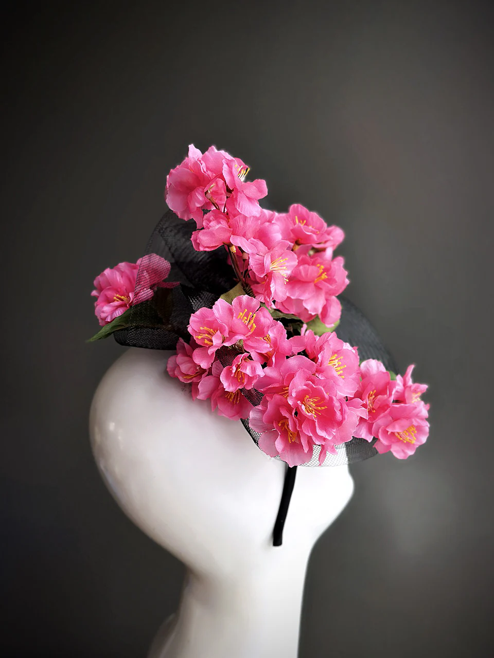 Cherry Blossom Fascinator - Pink - Image 5