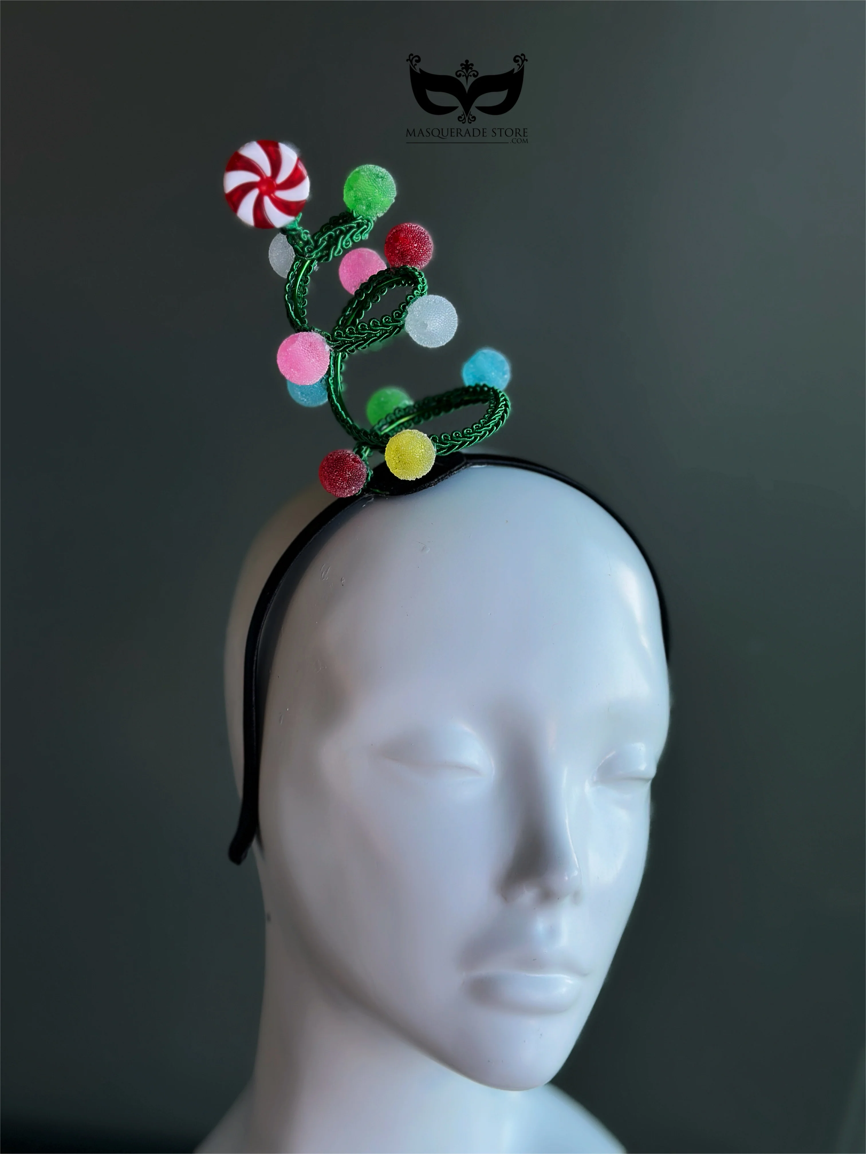 Christmas Candy Spiral Headband - Image 2