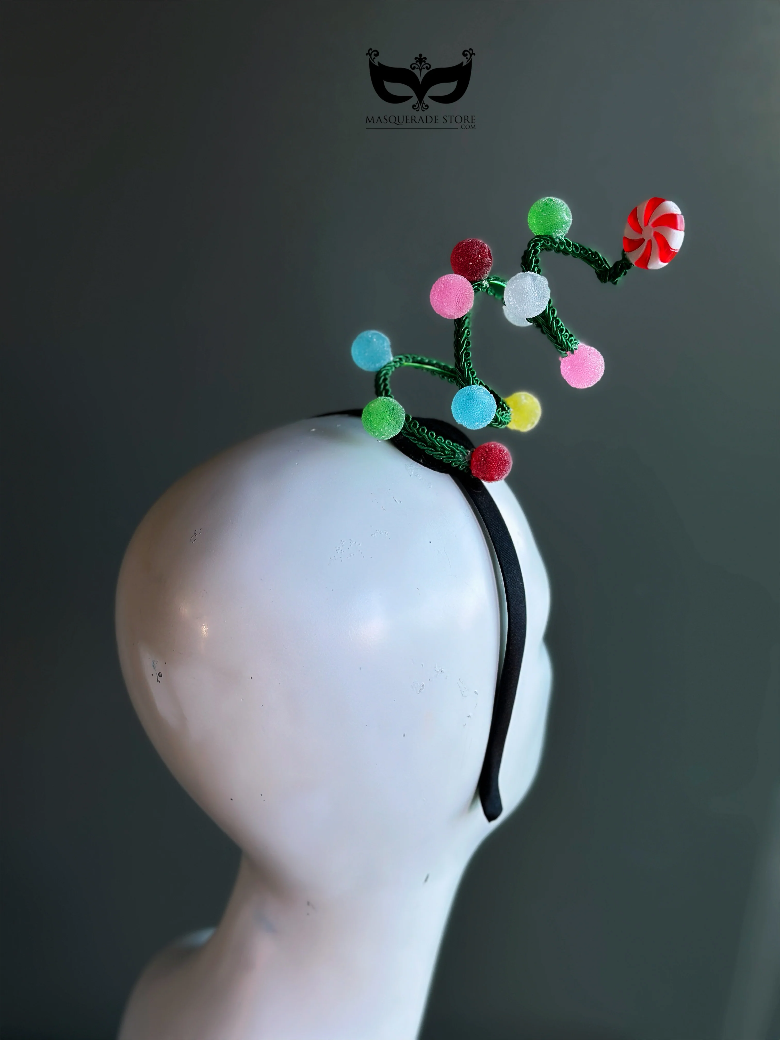 Christmas Candy Spiral Headband - Image 3