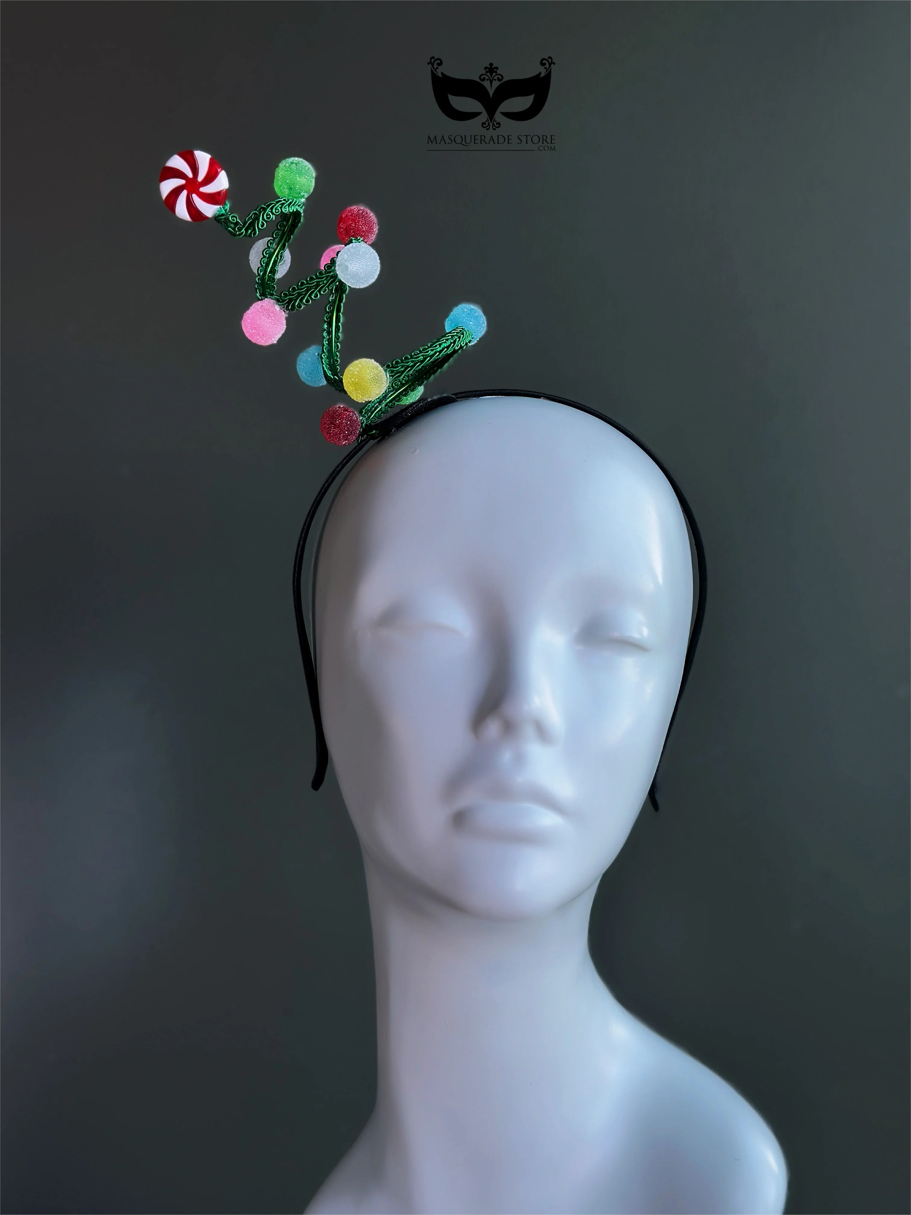 Christmas Candy Spiral Headband - Image 4
