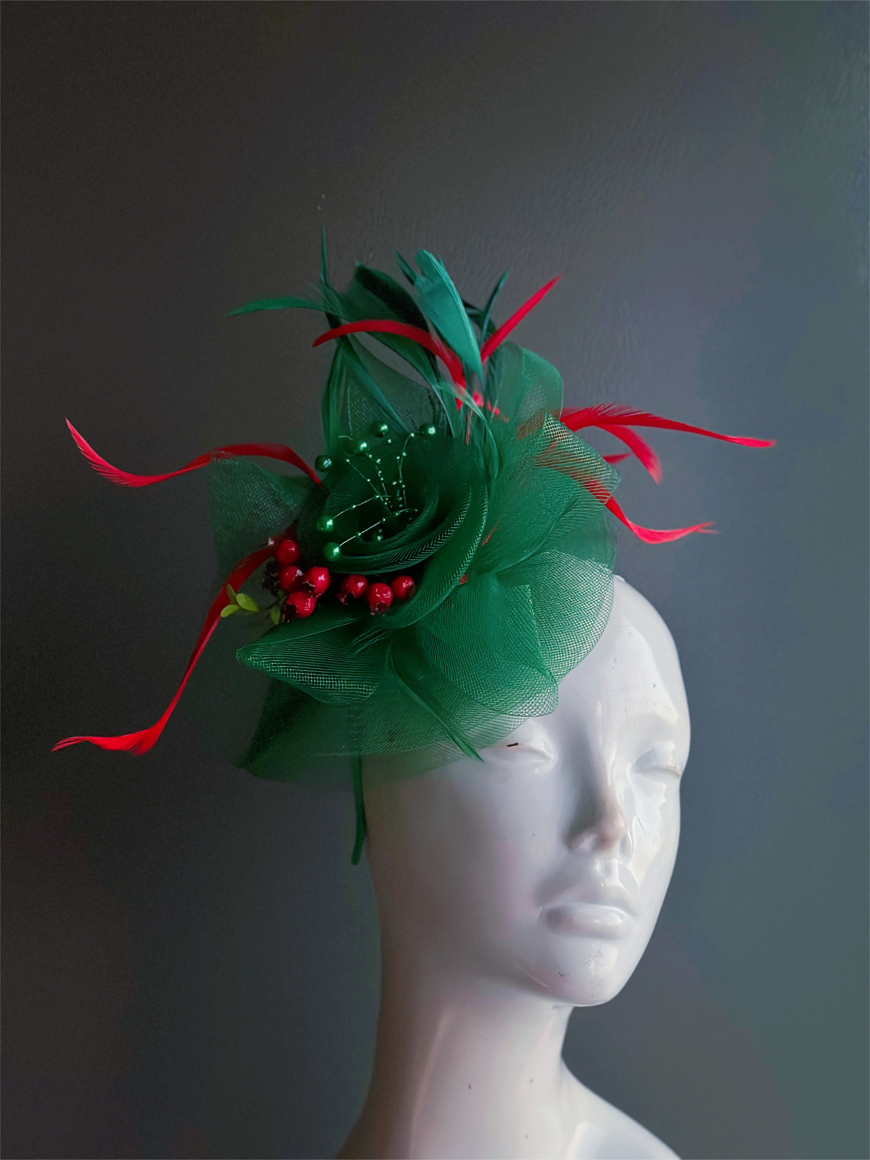 Christmas Celebration Fascinator - Image 3