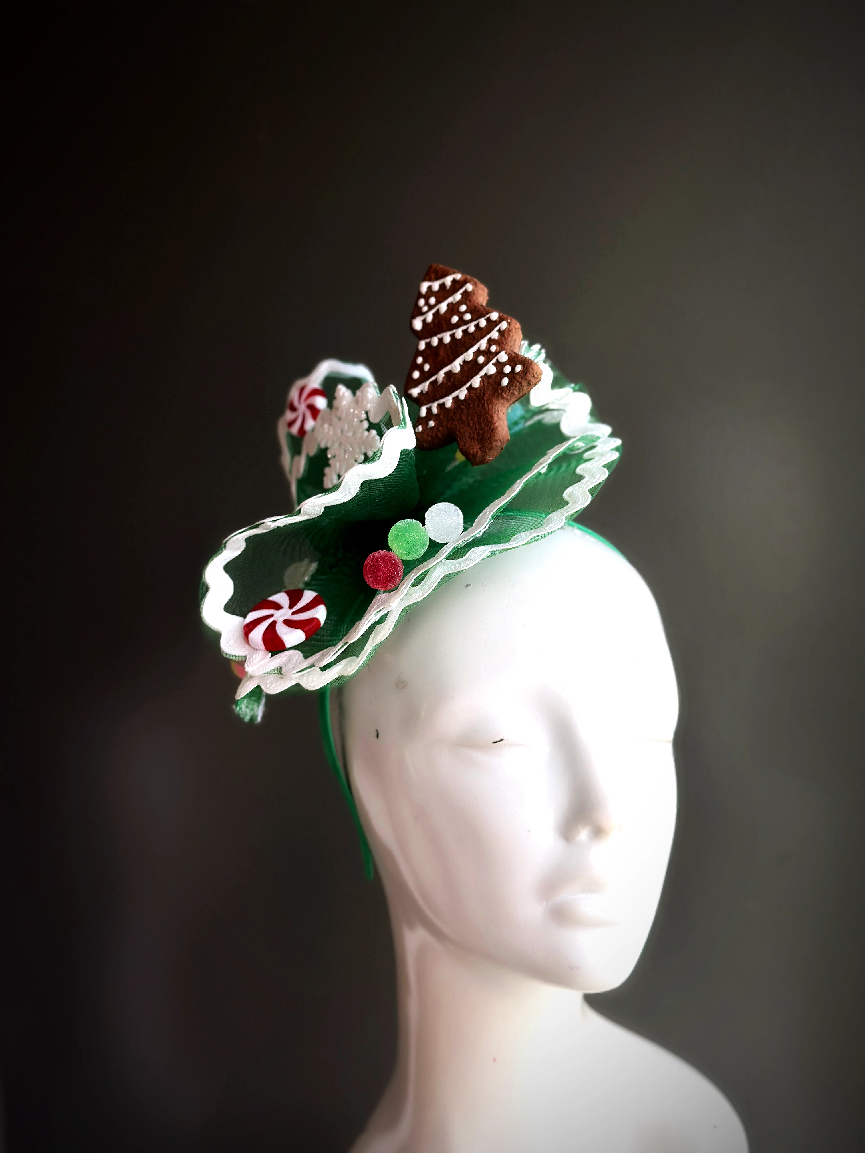 Christmas Cheer Fascinator - Image 3
