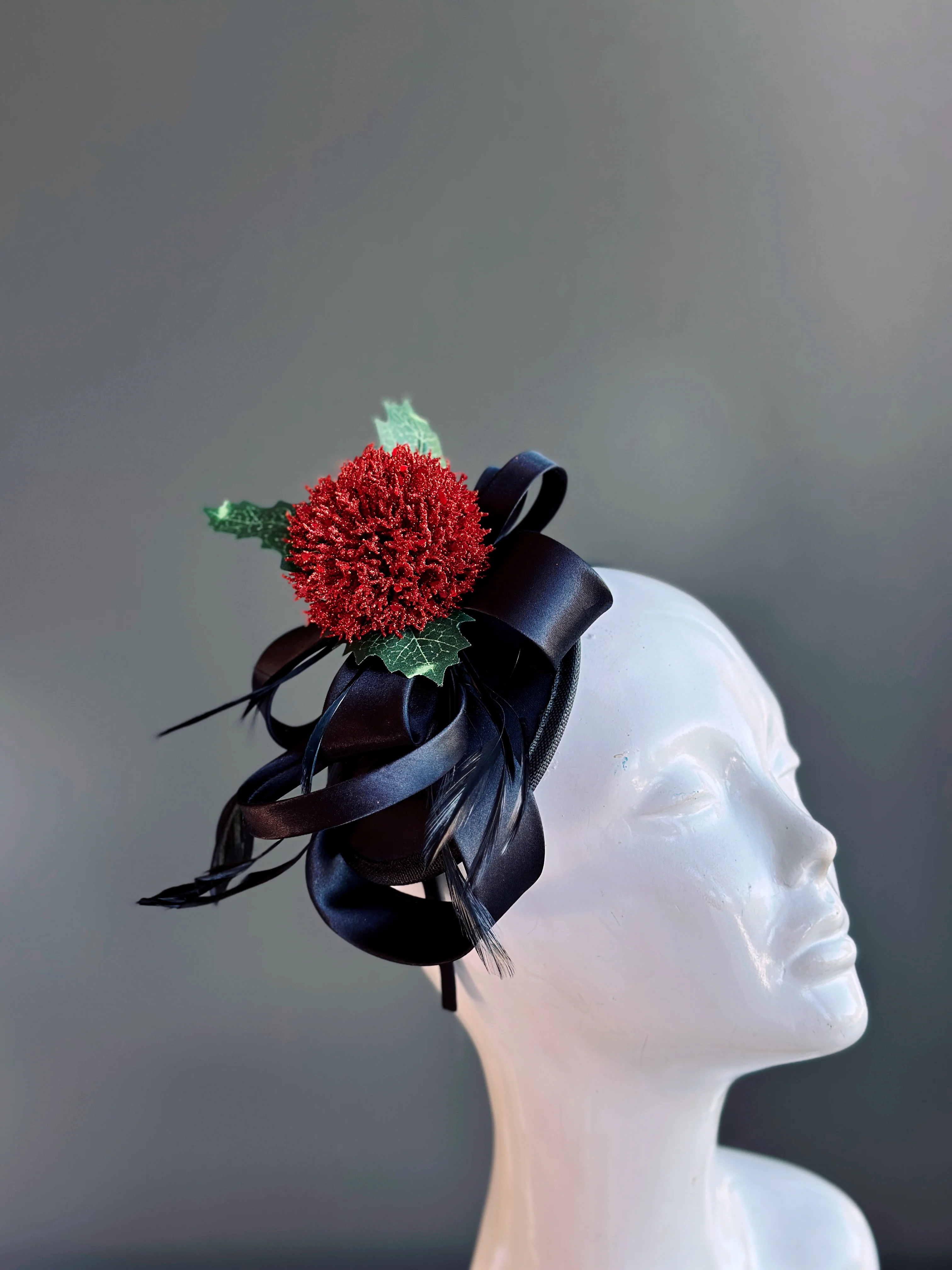 Christmas Flower Fascinator - Image 10