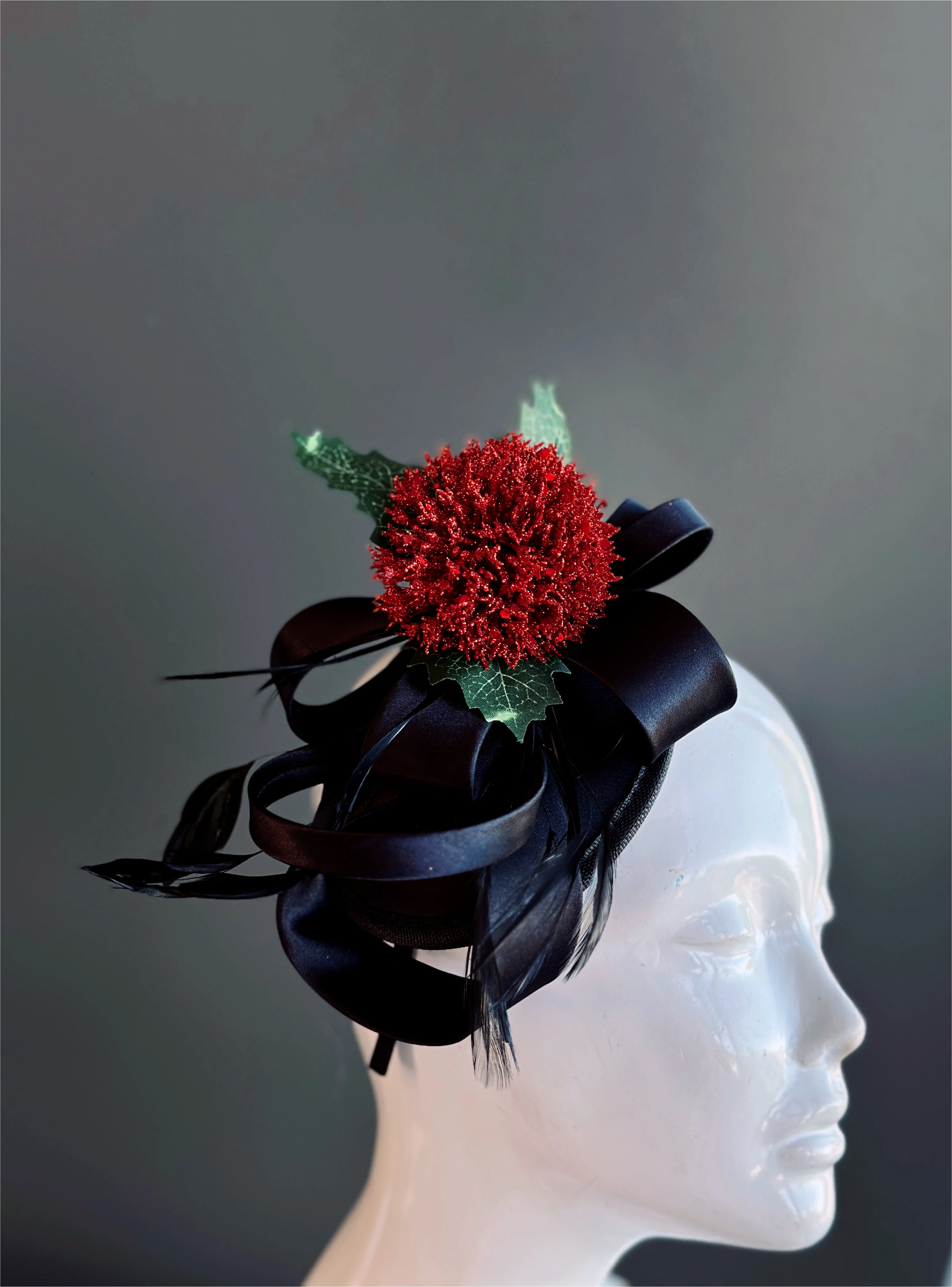 Christmas Flower Fascinator - Image 6