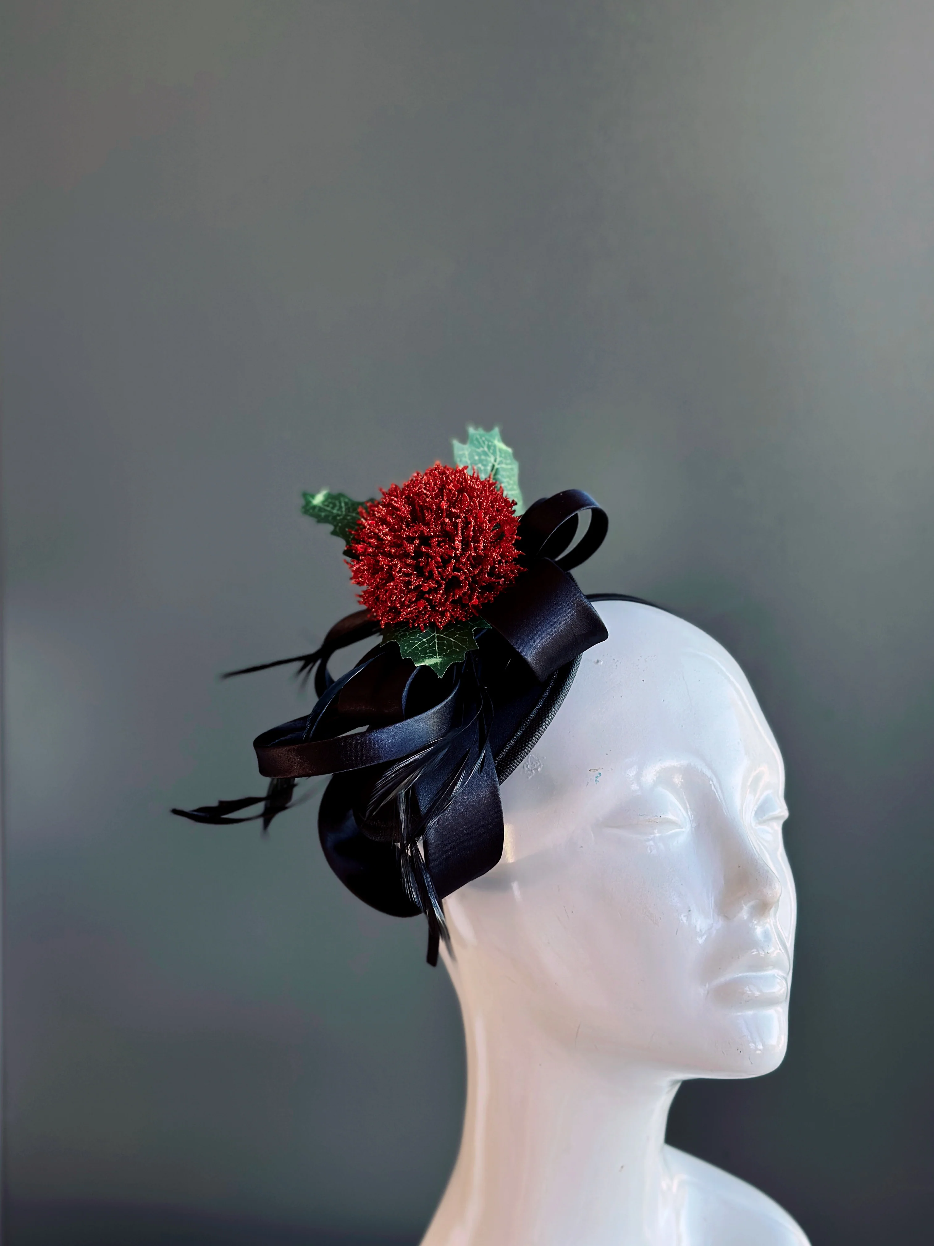 Christmas Flower Fascinator - Image 9