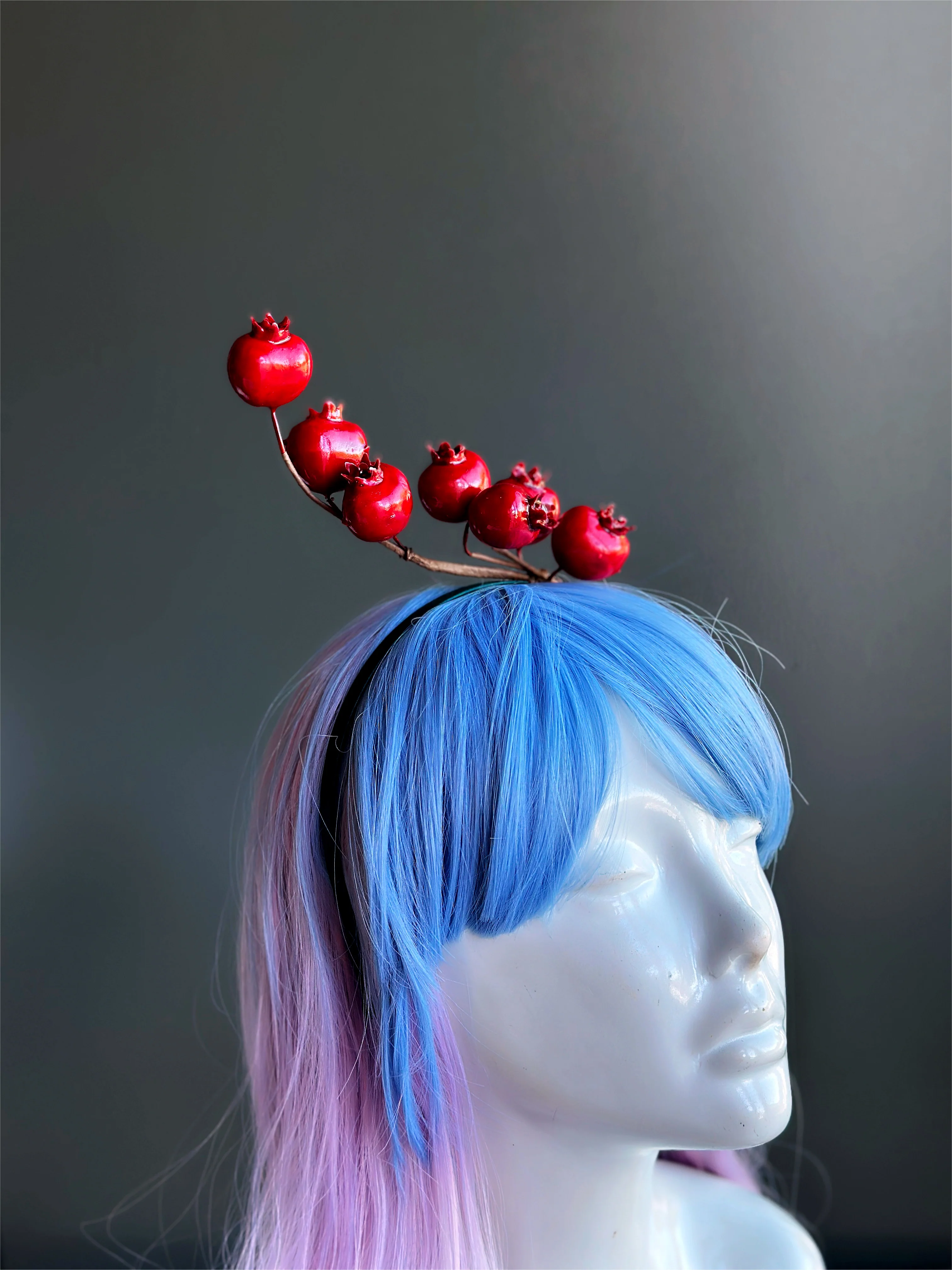 Christmas Pomegranate Headband - Image 3