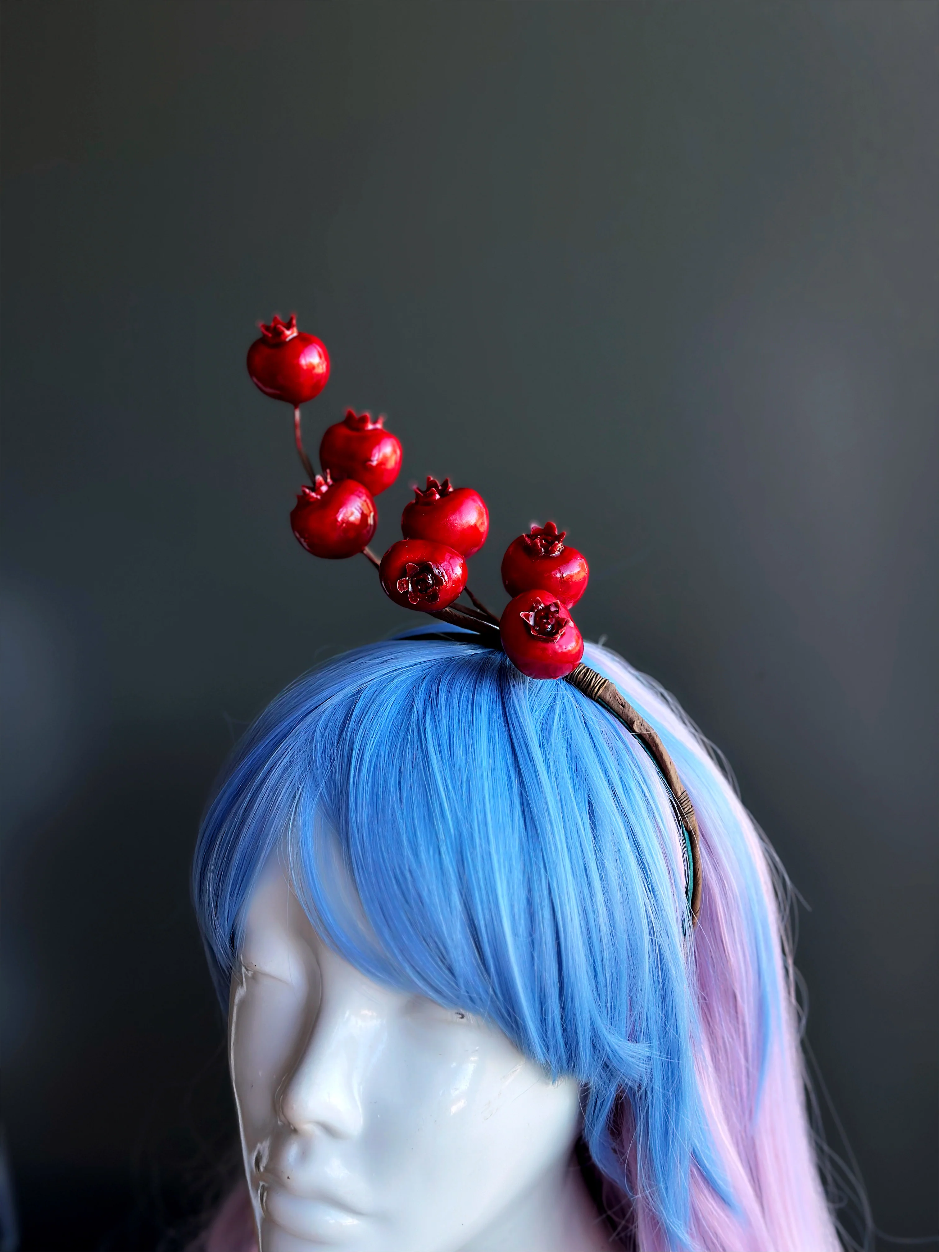 Christmas Pomegranate Headband - Image 5