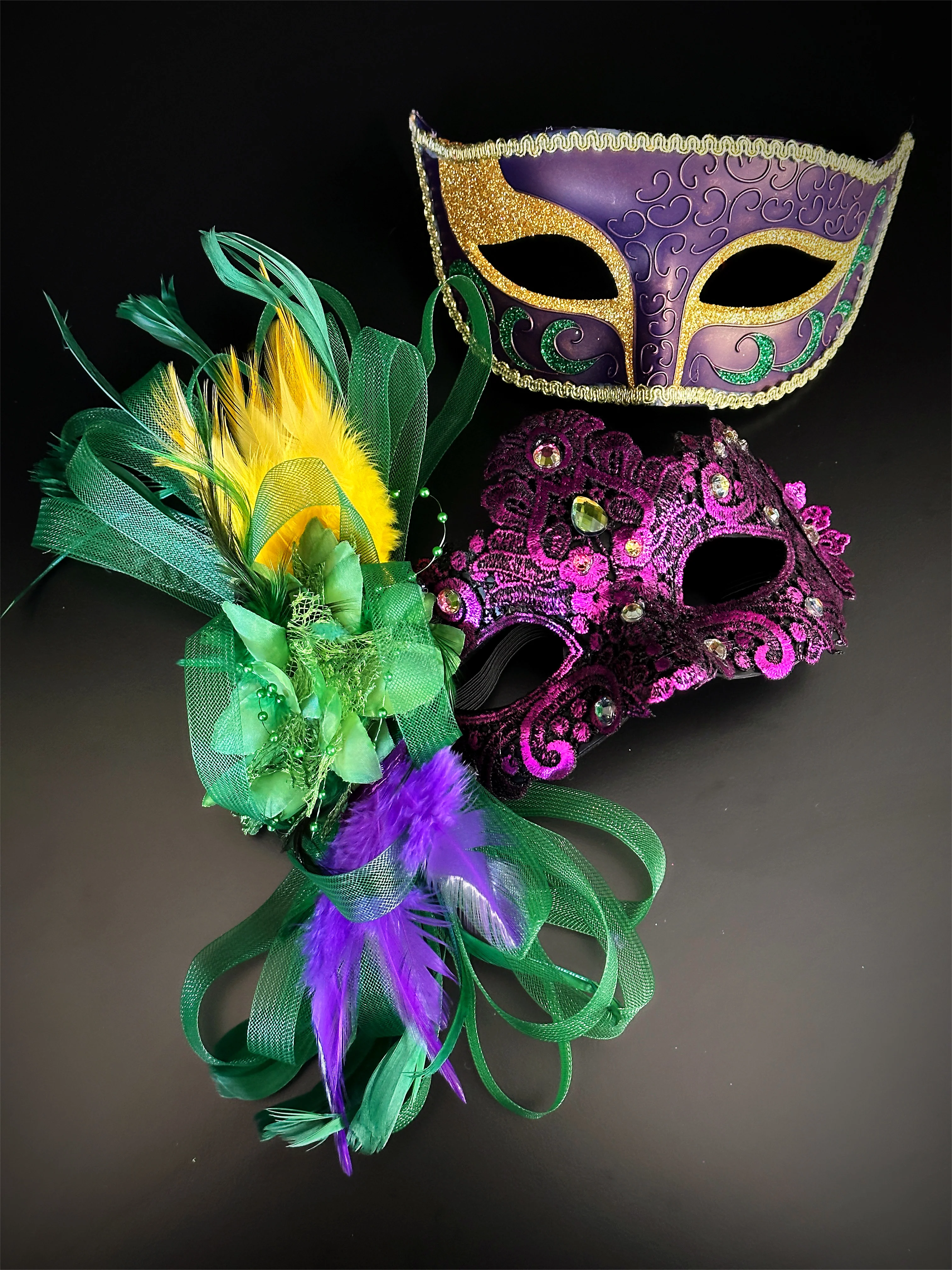 Festive Mardi Gras Masks