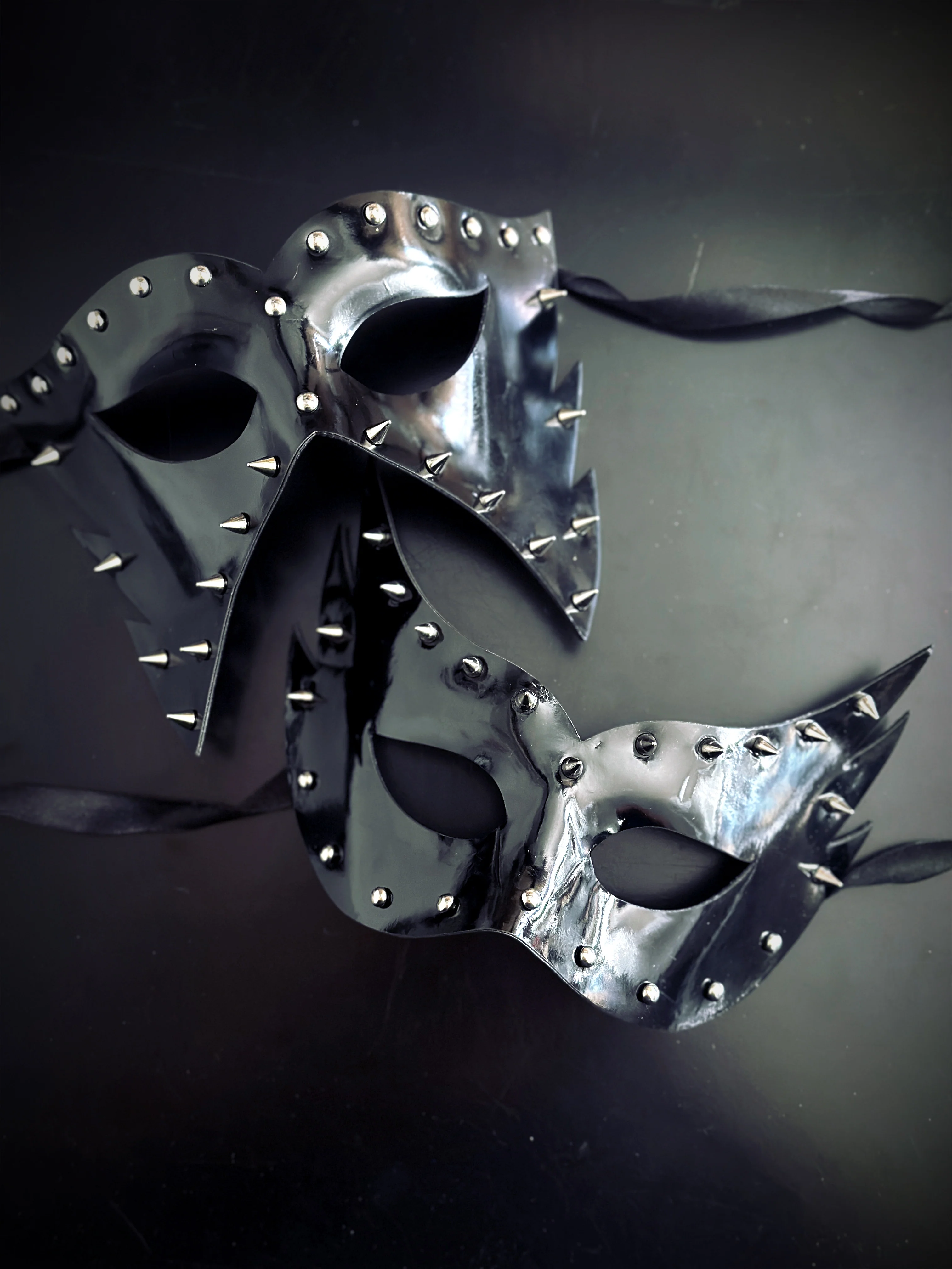 Spiked Armor Mask Pair
