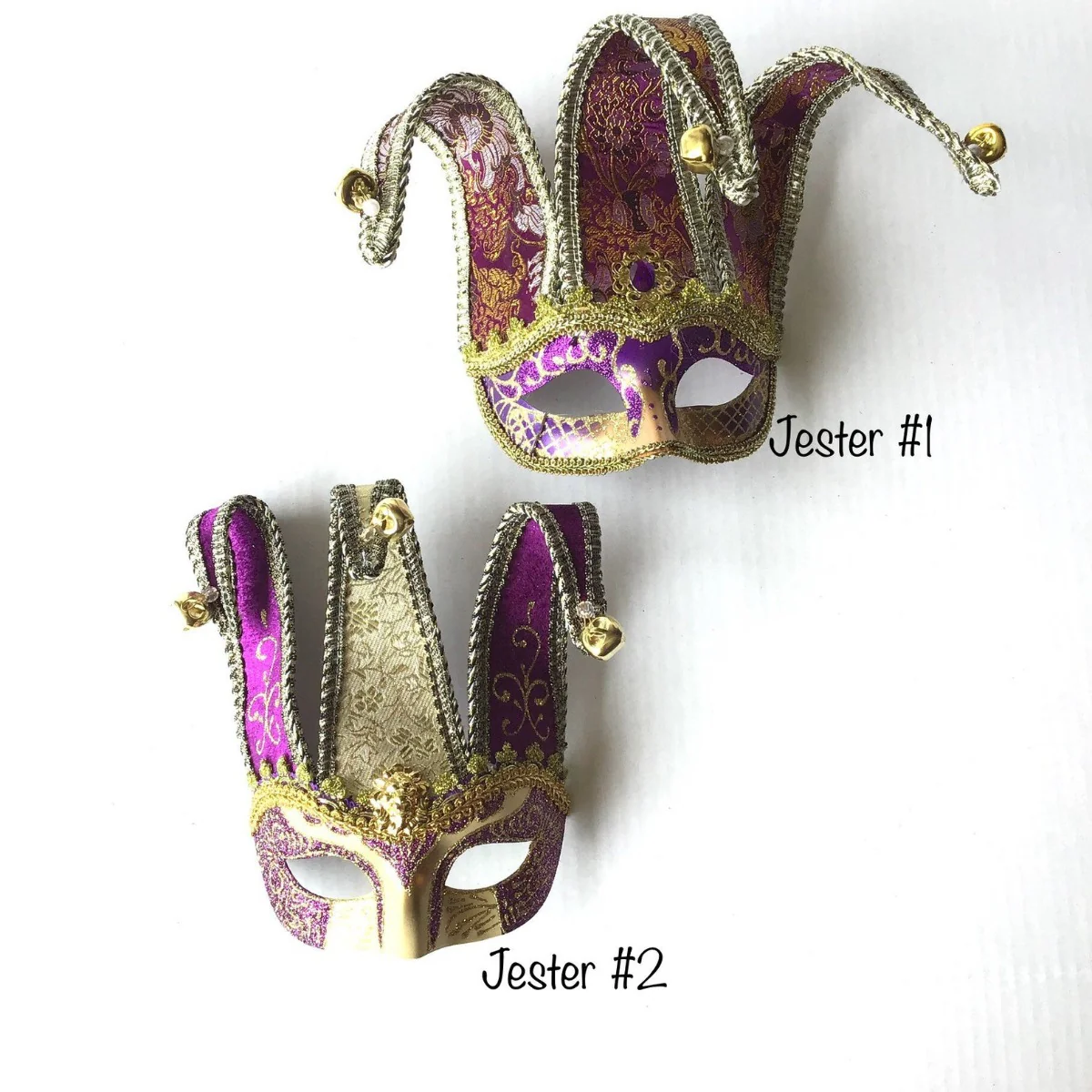Jester Mask Pair - Lavish Purple - Image 3