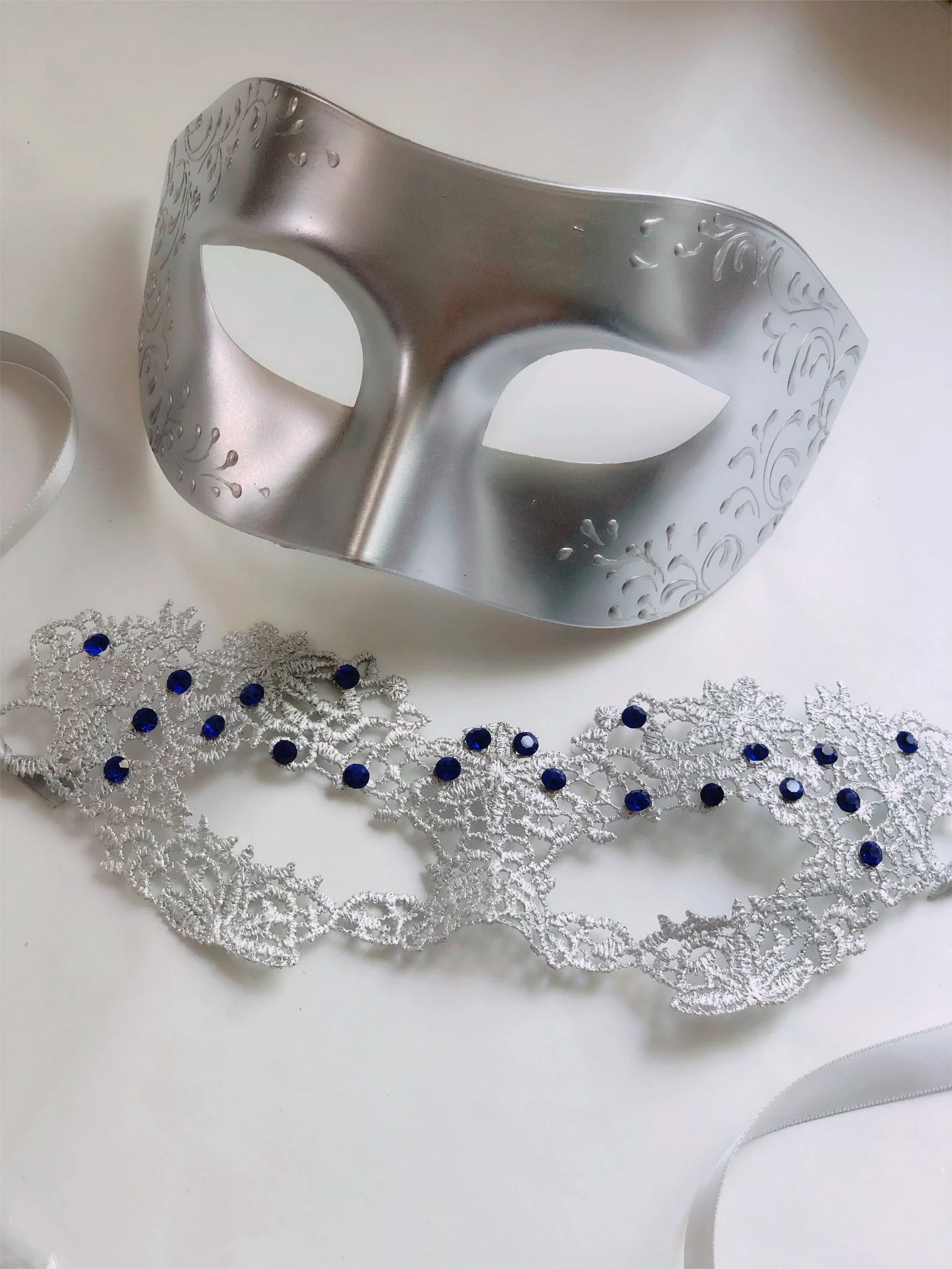 Moon Court Duo - Silver Blue