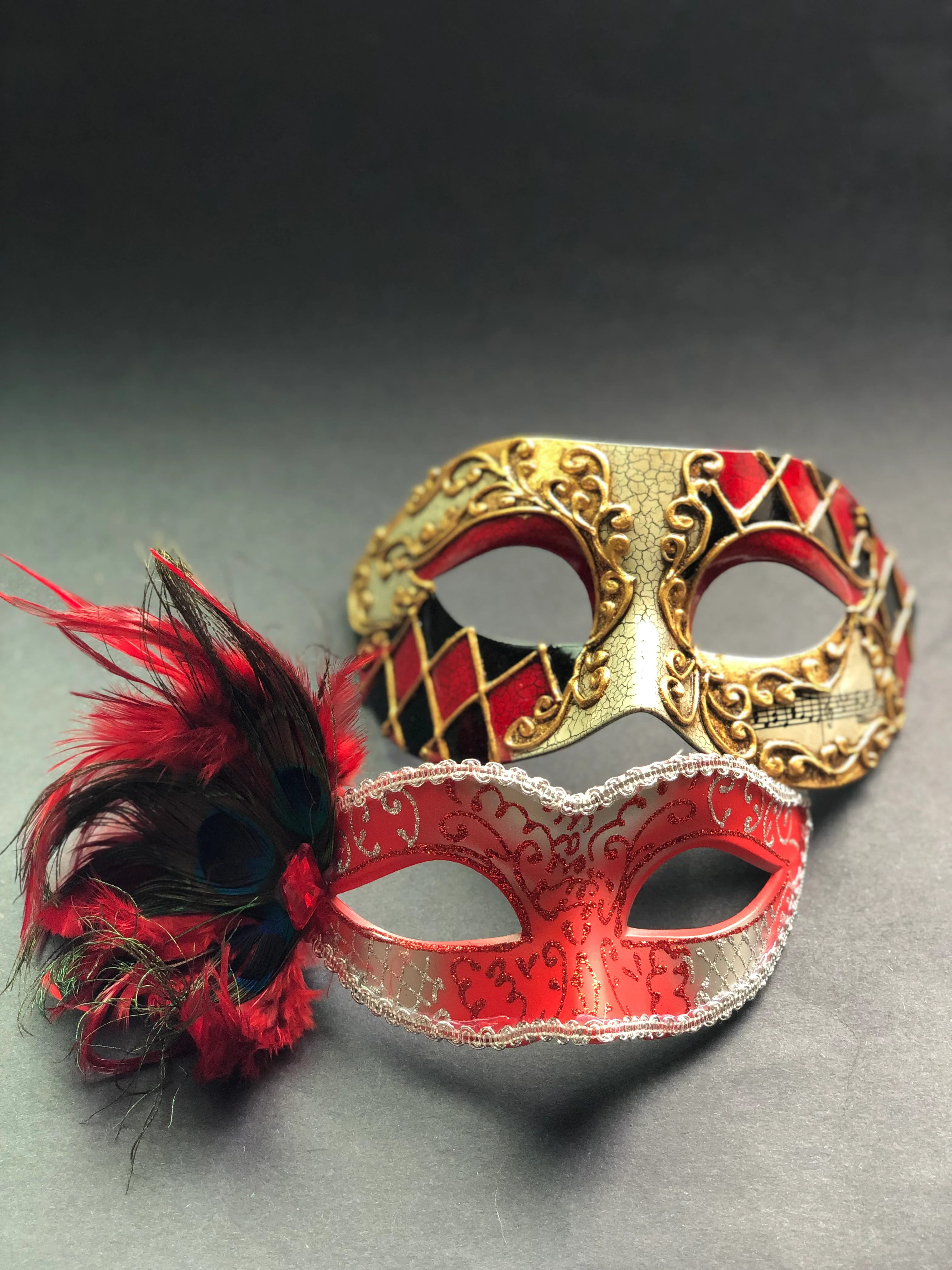 Venetian harlequin - Red/Silver/Gold - Image 5
