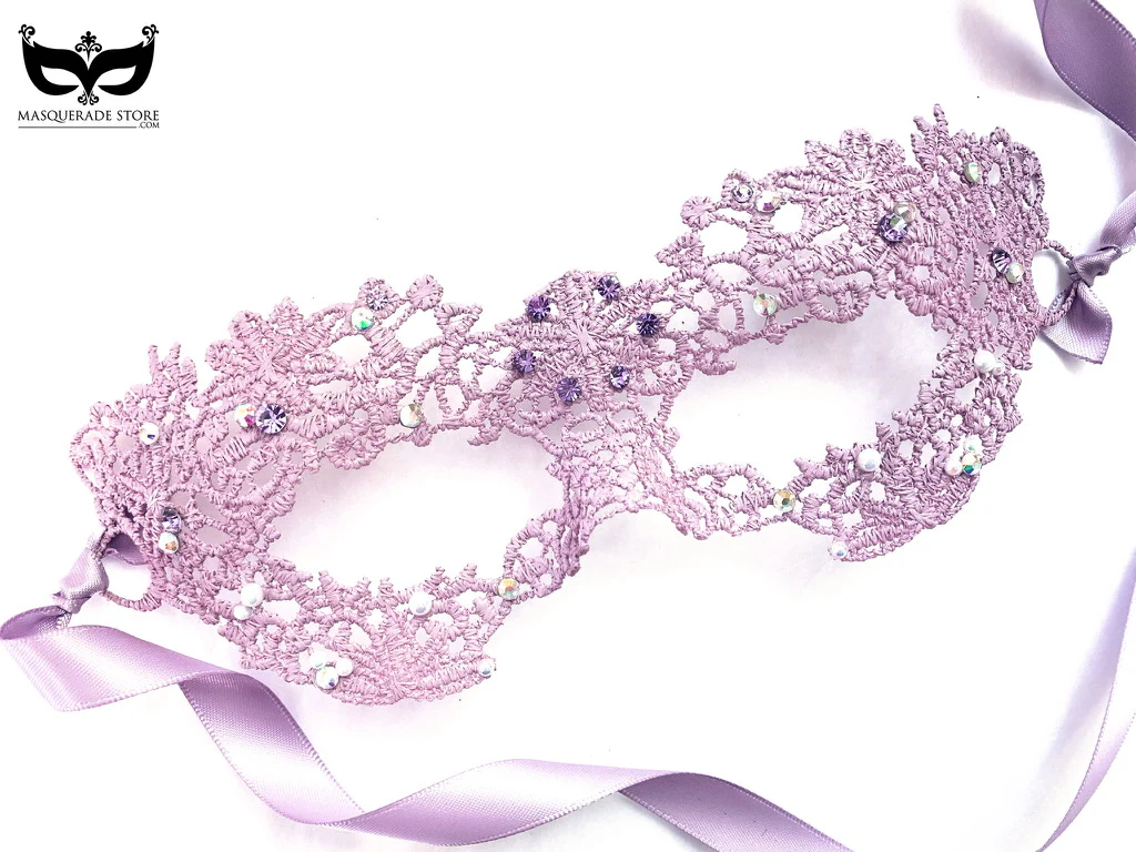 Princess Lace Mask - Lilac