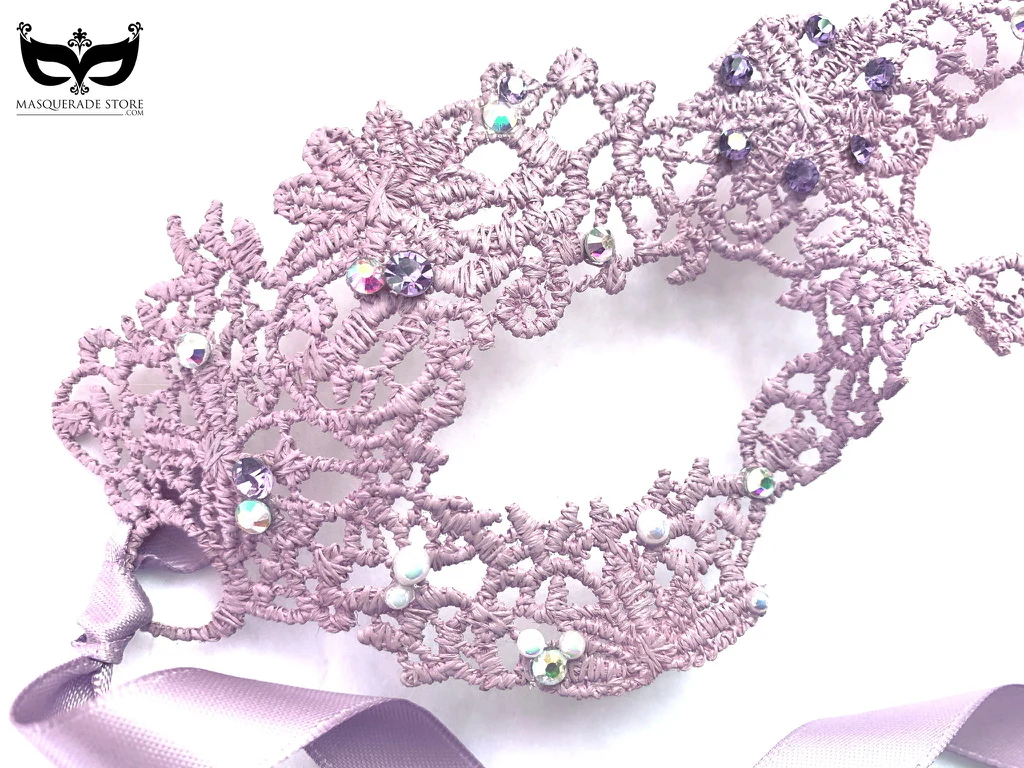 Princess Lace Mask - Lilac - Image 2