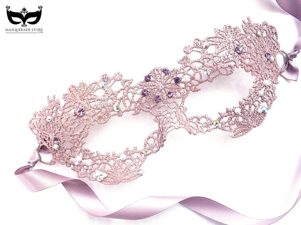 Princess Lace Mask - Light Purple