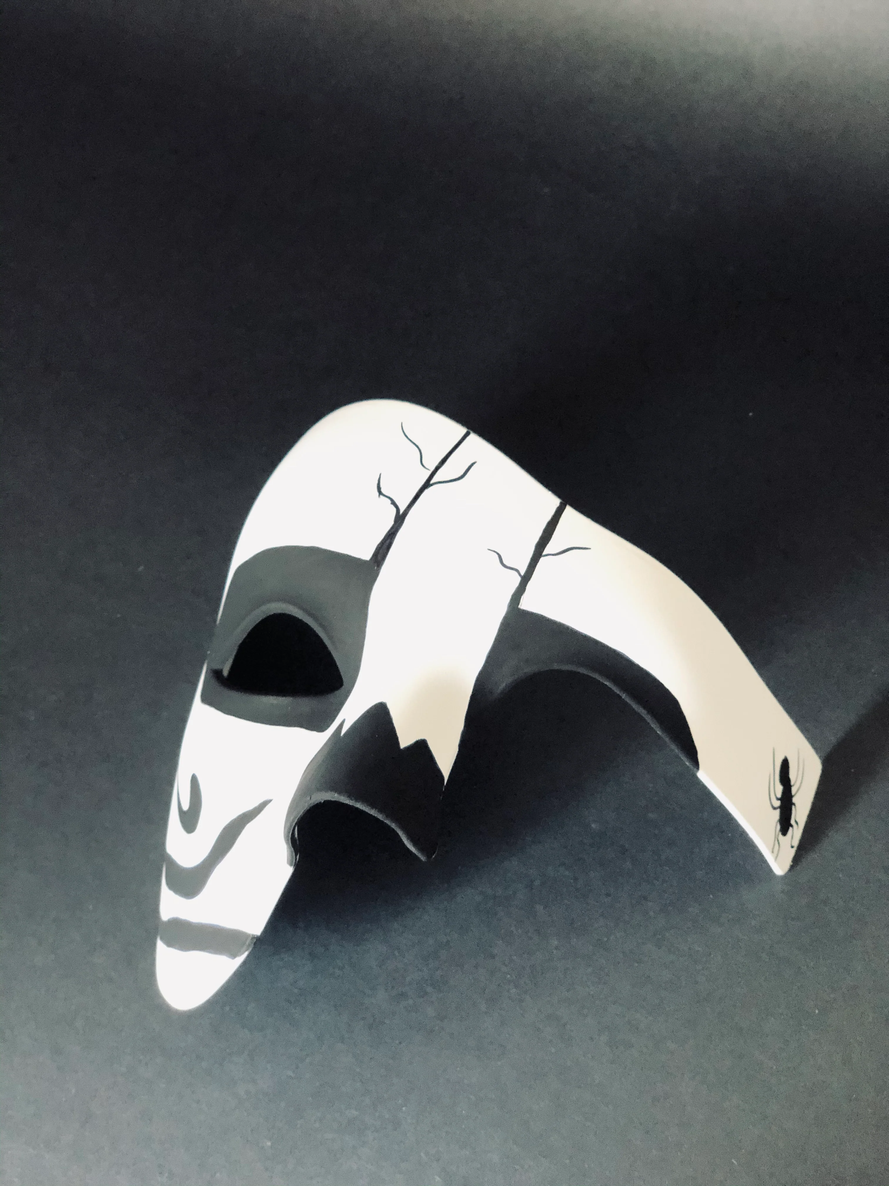Day of the Dead Black & White Mask - Image 2