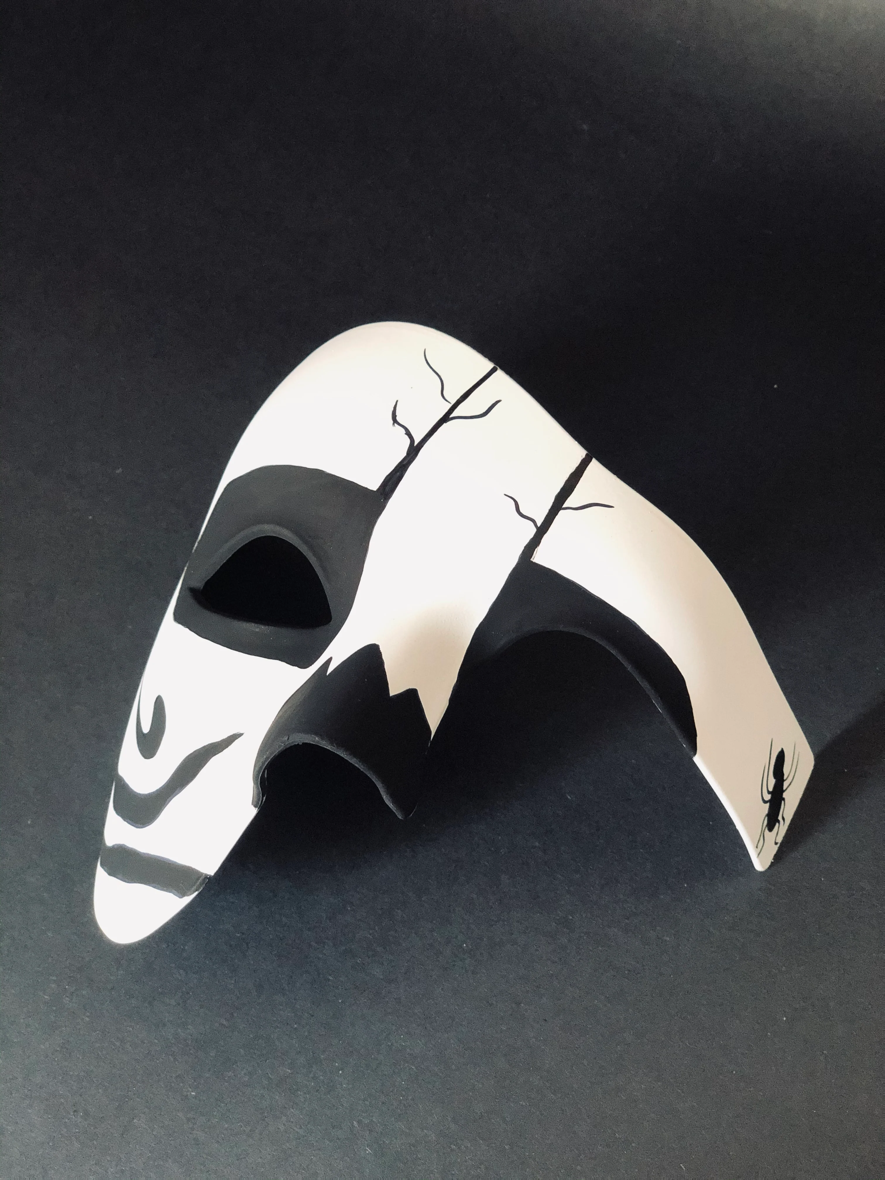 Day of the Dead Black & White Mask - Image 4